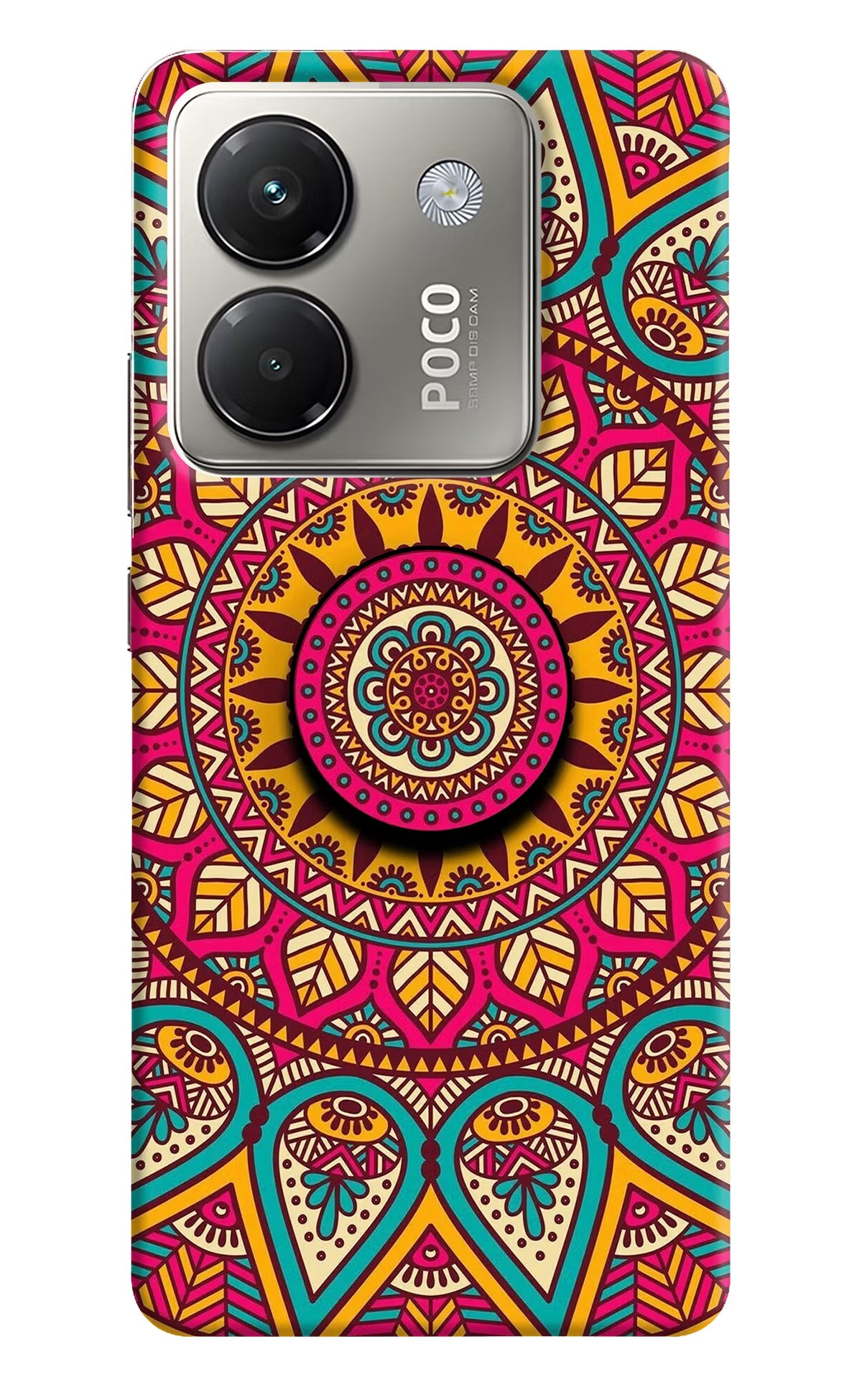 Mandala Poco M7 Pro 5G Pop Case - Mandala Poco M7 Pro 5G Pop Case Mandala Poco M7 Pro 5G Pop Case