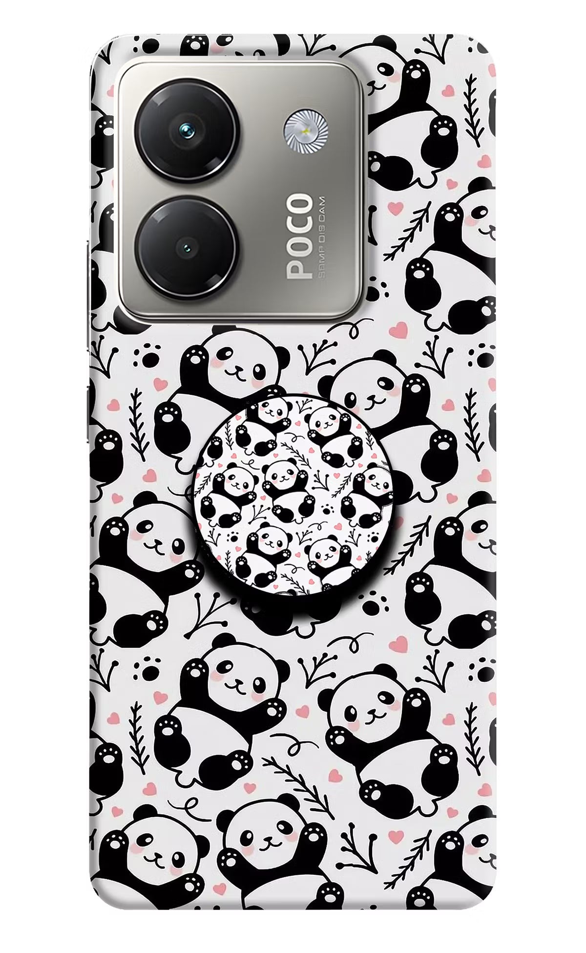 Cute Panda Poco M7 Pro 5G Pop Case - Cute Panda Poco M7 Pro 5G Pop Case Cute Panda Poco M7 Pro 5G Pop Case