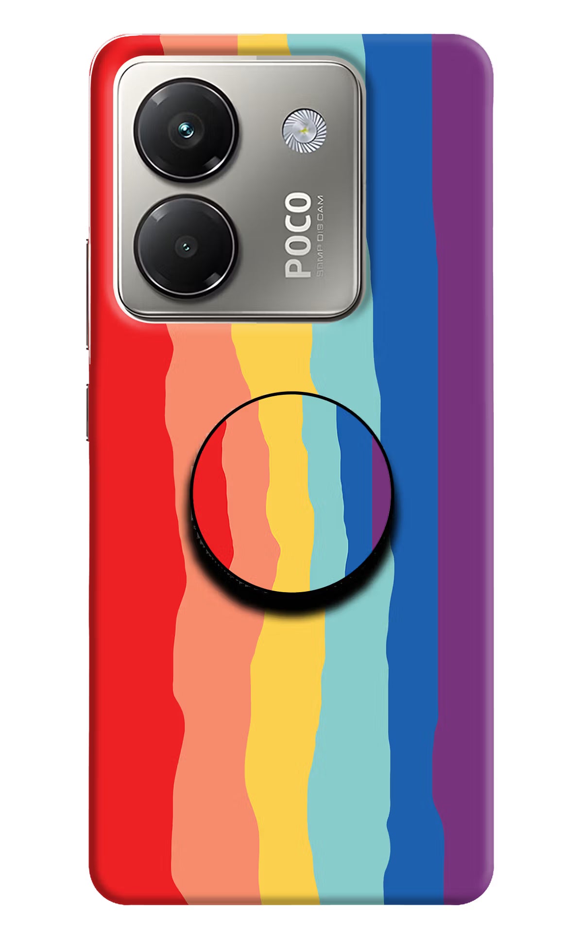 Rainbow Poco M7 Pro 5G Pop Case - Rainbow Poco M7 Pro 5G Pop Case Rainbow Poco M7 Pro 5G Pop Case