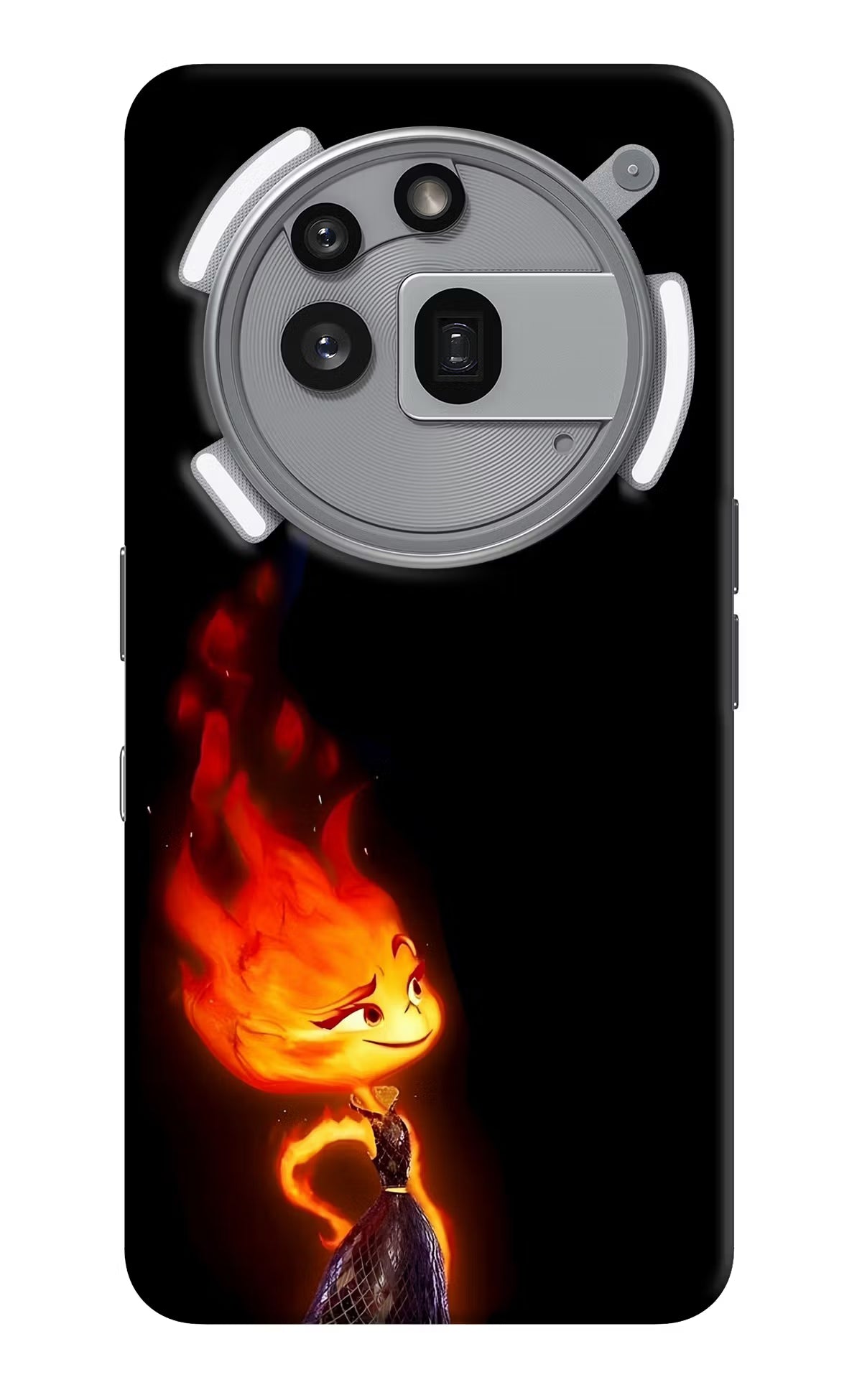 Ember Flame Nothing Phone 3a Pro Back Cover - Ember Flame Nothing Phone 3a Pro Back Cover Ember Flame Nothing Phone 3a Pro Back Cover