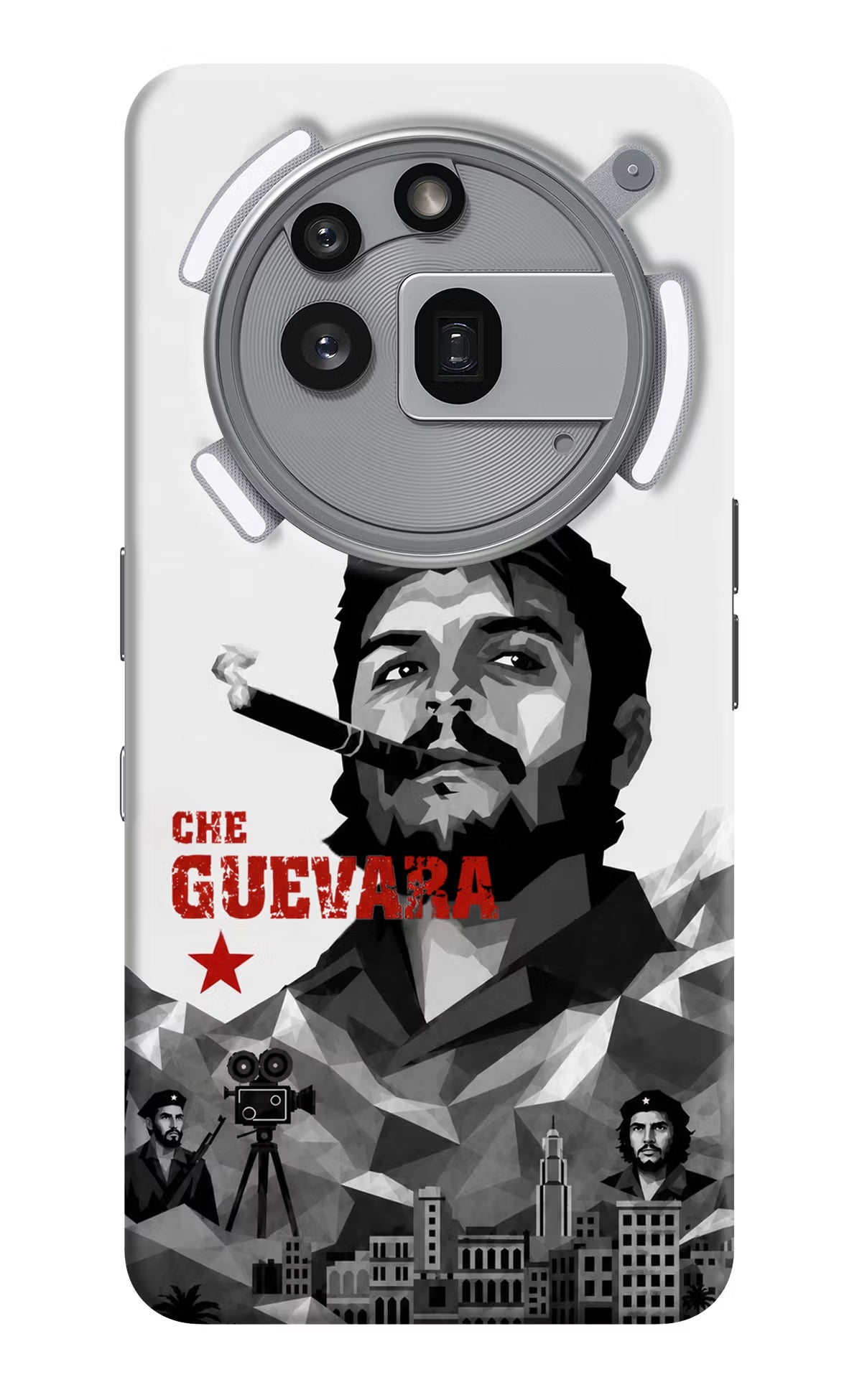 Che Guevara Iconic Nothing Phone 3a Pro Back Cover - Che Guevara Iconic Nothing Phone 3a Pro Back Cover Che Guevara Iconic Nothing Phone 3a Pro Back Cover