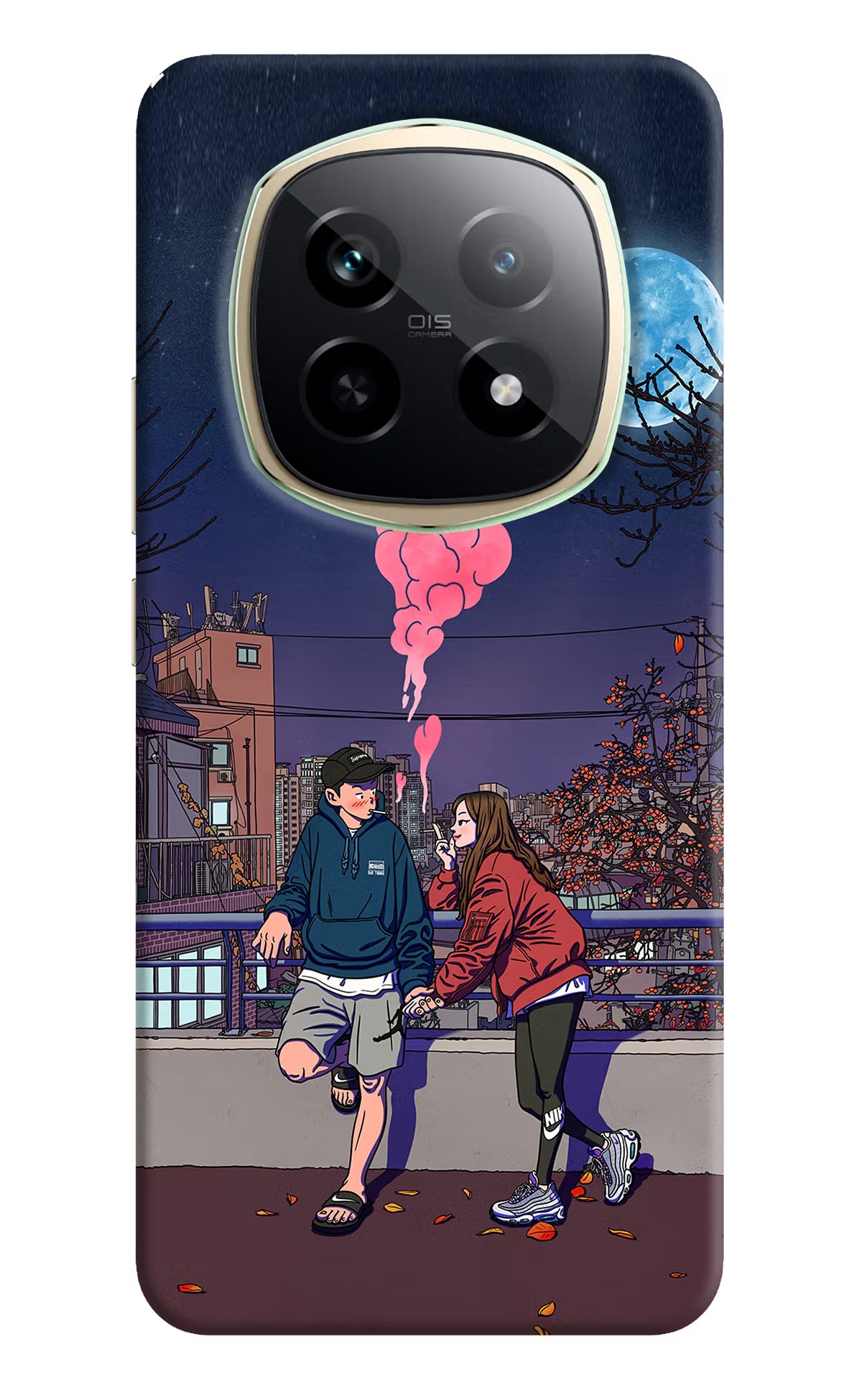 Chilling Couple Realme P2 Pro 5G Back Cover - Chilling Couple Realme P2 Pro 5G Hard Case Back Cover by Casekaro Chilling Couple Realme P2 Pro 5G Hard Case Back Cover by Casekaro
