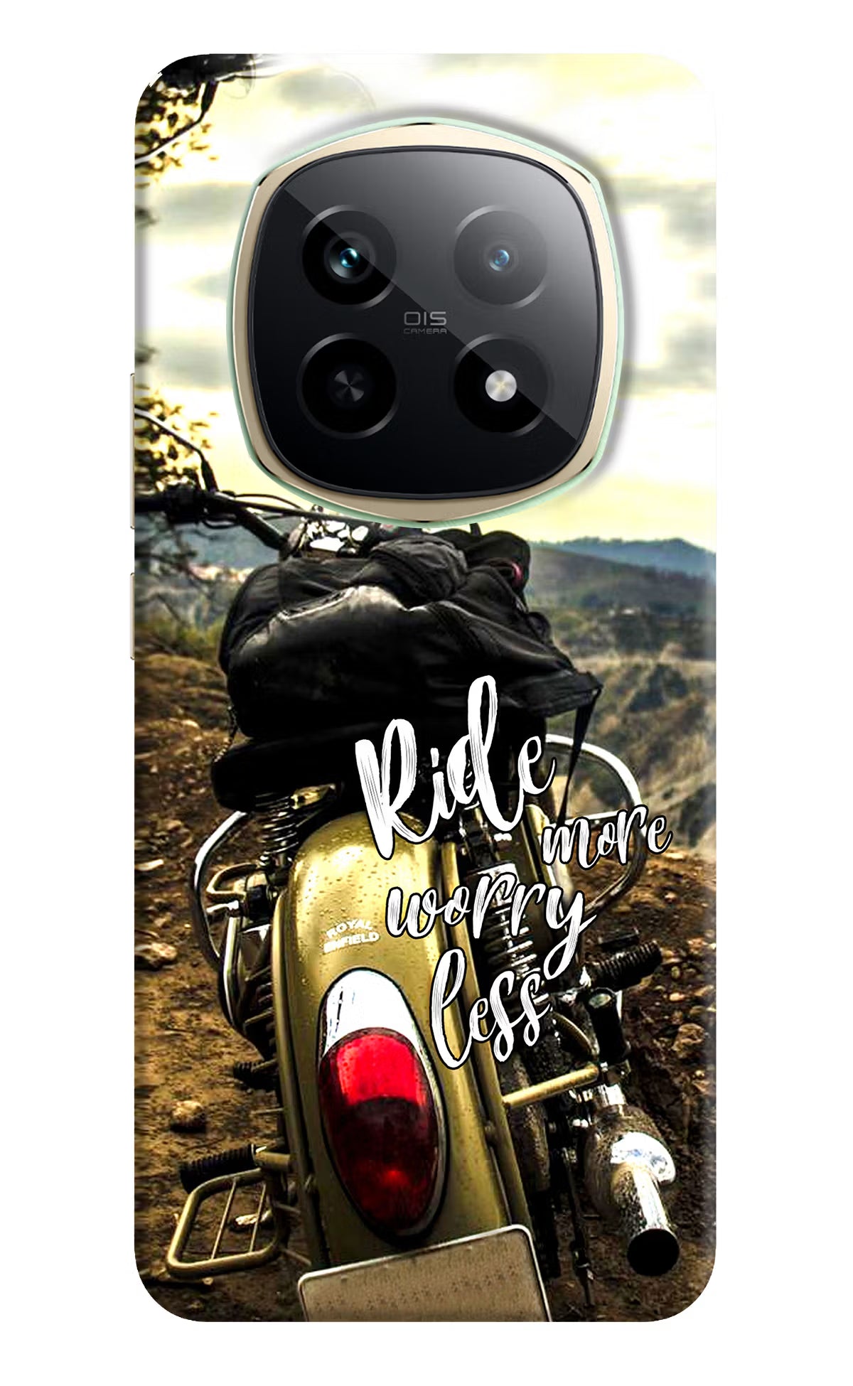 Ride More Worry Less Realme P2 Pro 5G Back Cover - Ride More Worry Less Realme P2 Pro 5G Hard Case Back Cover by Casekaro Ride More Worry Less Realme P2 Pro 5G Hard Case Back Cover by Casekaro