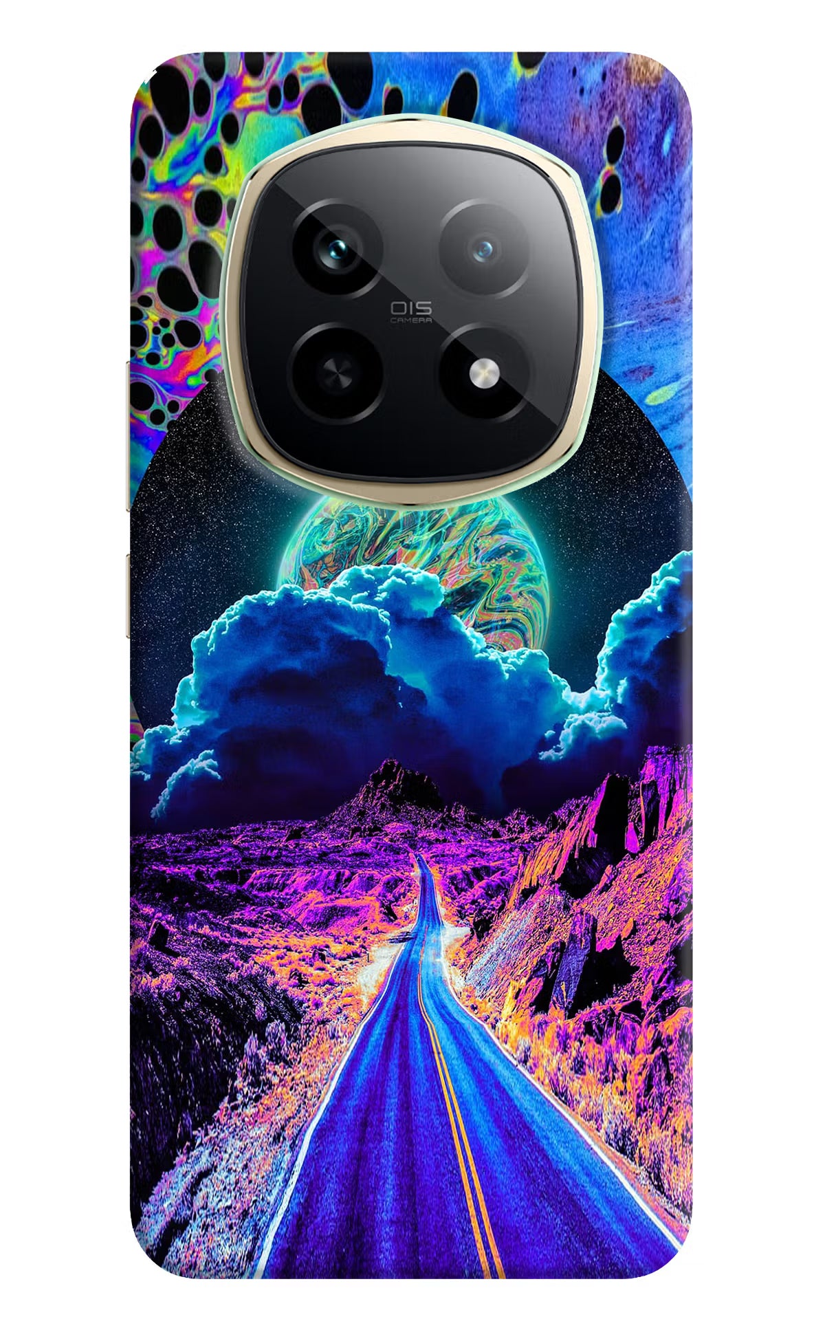 Psychedelic Painting Realme P2 Pro 5G Back Cover - Psychedelic Painting Realme P2 Pro 5G Hard Case Back Cover by Casekaro Psychedelic Painting Realme P2 Pro 5G Hard Case Back Cover by Casekaro