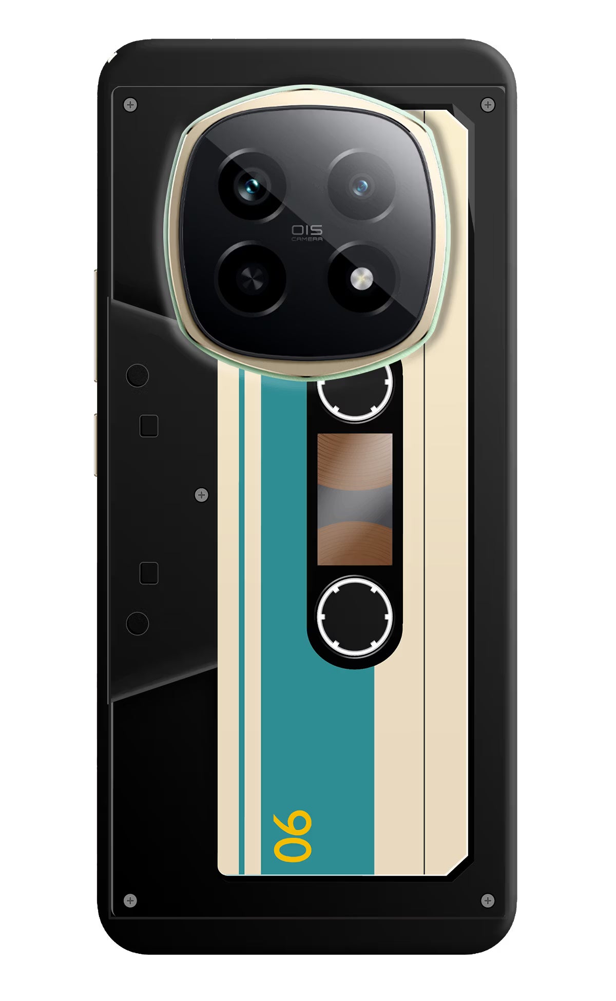 Cassette Realme P2 Pro 5G Back Cover - Cassette Realme P2 Pro 5G Hard Case Back Cover by Casekaro Cassette Realme P2 Pro 5G Hard Case Back Cover by Casekaro