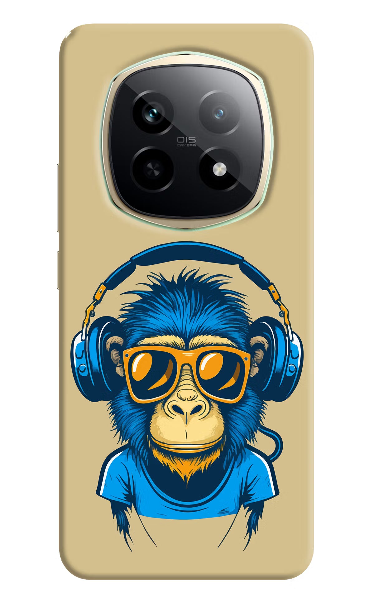 Monkey Headphone Realme P2 Pro 5G Back Cover - Monkey Headphone Realme P2 Pro 5G Hard Case Back Cover by Casekaro Monkey Headphone Realme P2 Pro 5G Hard Case Back Cover by Casekaro