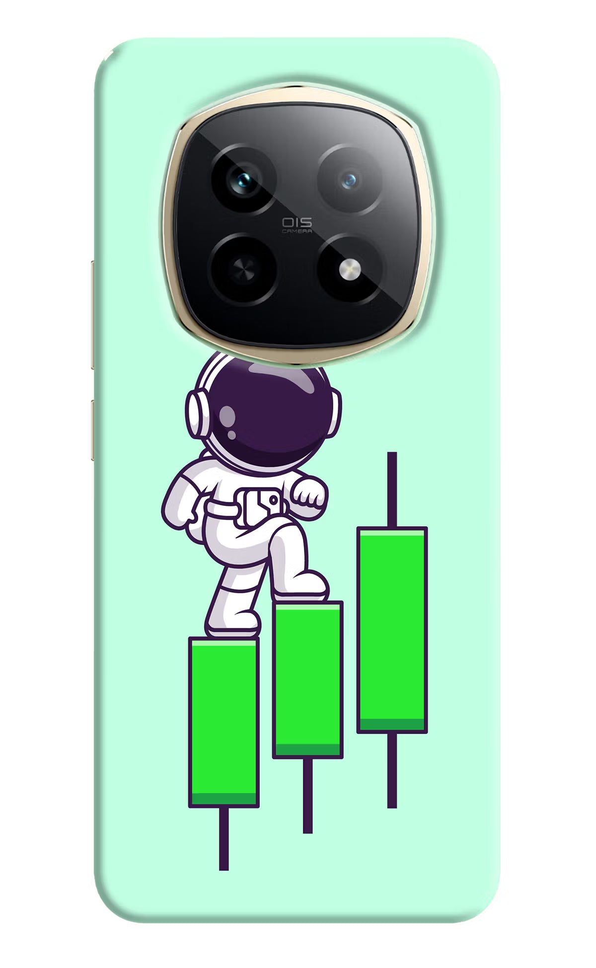 Astronaut Trader Realme P2 Pro 5G Back Cover - Astronaut Trader Realme P2 Pro 5G Hard Case Back Cover by Casekaro Astronaut Trader Realme P2 Pro 5G Hard Case Back Cover by Casekaro