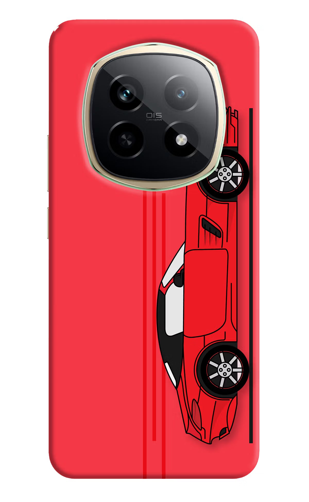 Red Velocity Realme P2 Pro 5G Back Cover - Red Velocity Realme P2 Pro 5G Hard Case Back Cover by Casekaro Red Velocity Realme P2 Pro 5G Hard Case Back Cover by Casekaro
