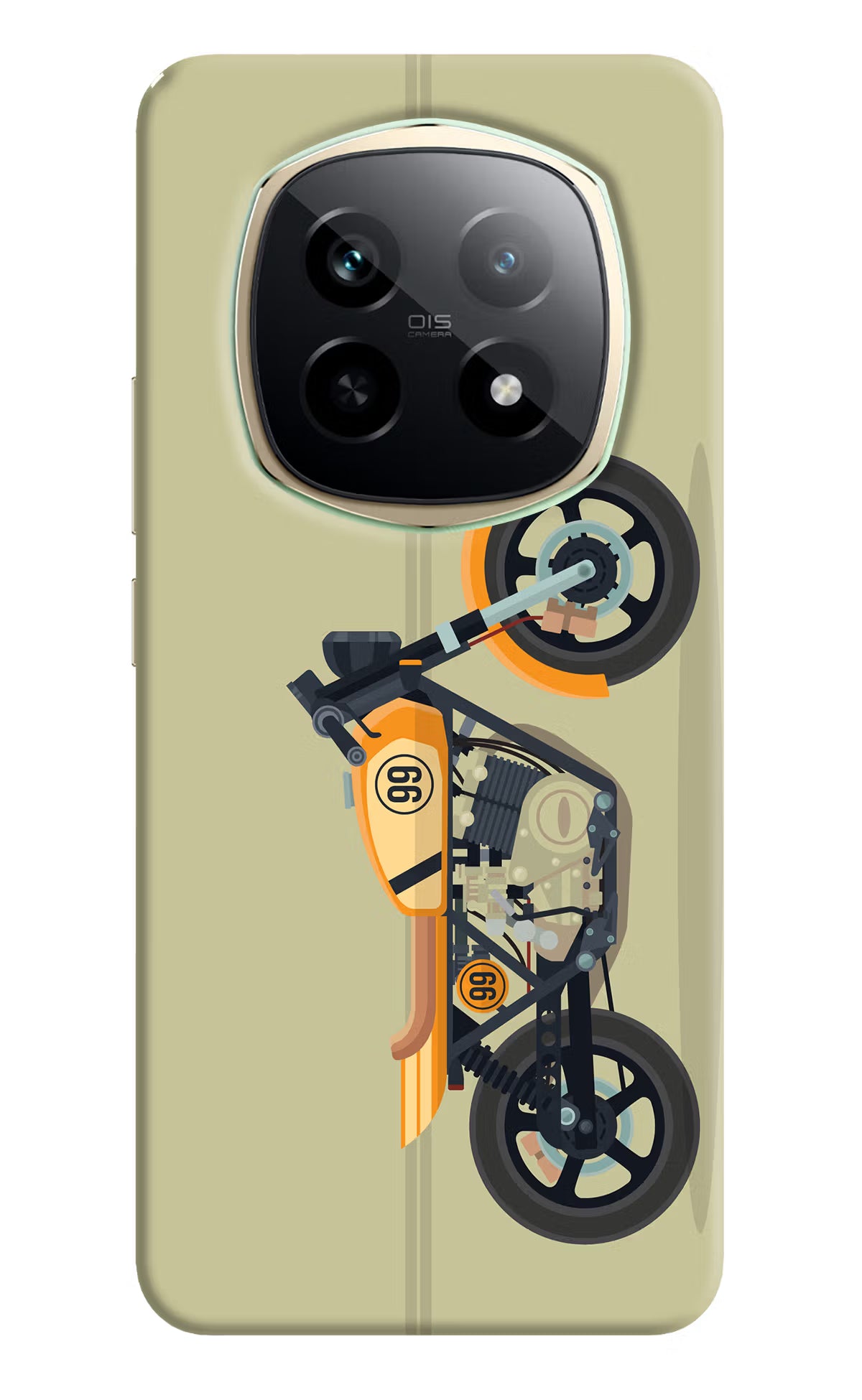 Vertical Speedster Realme P2 Pro 5G Back Cover - Vertical Speedster Realme P2 Pro 5G Hard Case Back Cover by Casekaro Vertical Speedster Realme P2 Pro 5G Hard Case Back Cover by Casekaro