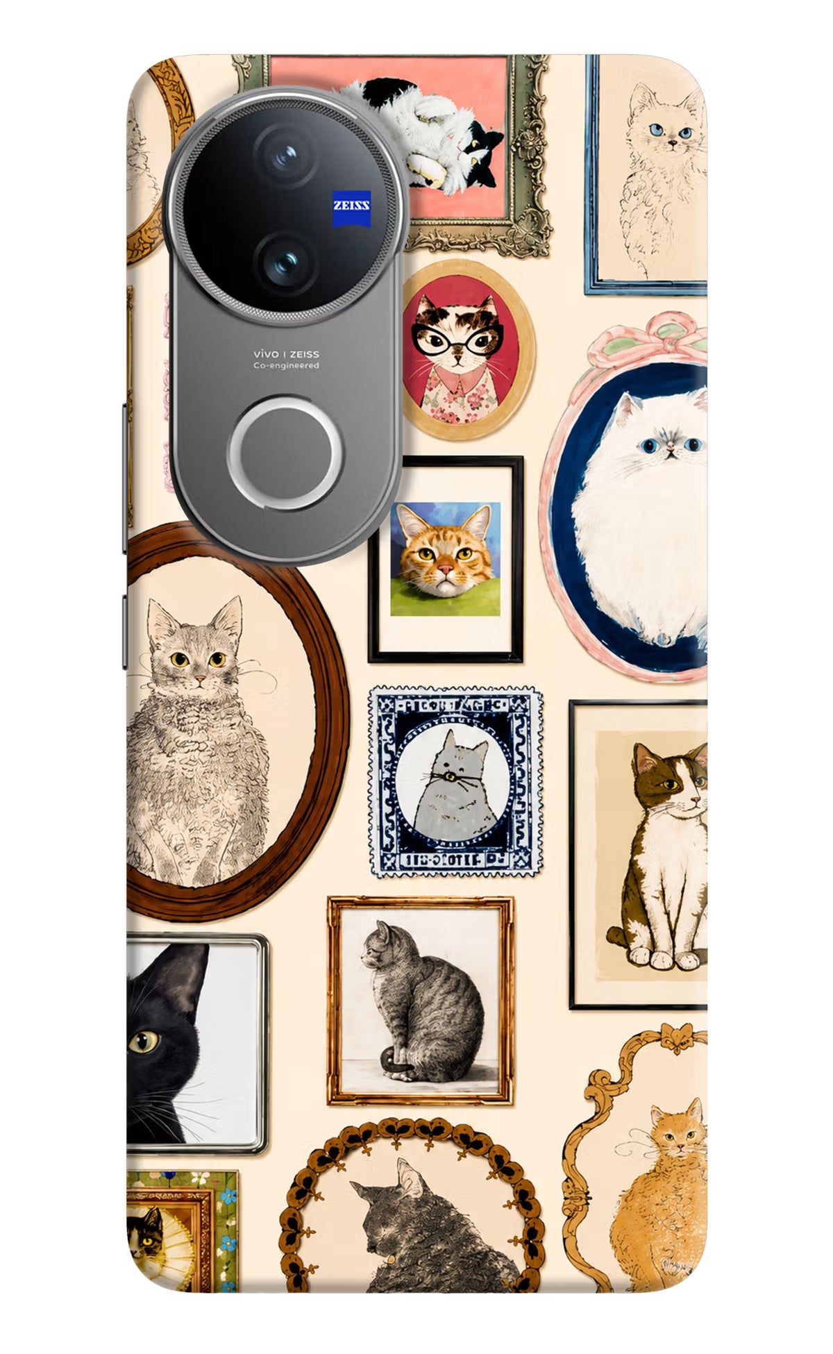 Mirror Cats Vivo V50 5G Back Cover - Mirror Cats Vivo V50 5G Back Cover Mirror Cats Vivo V50 5G Back Cover