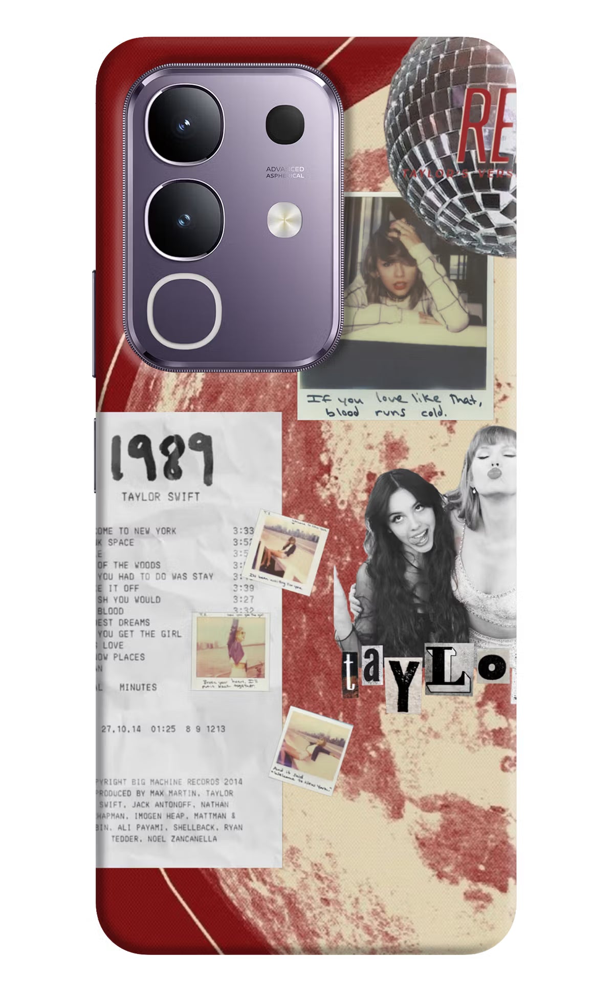 Taylor Swift Vivo T4x 5G Back Cover - Taylor Swift Vivo T4x 5G Back Cover Taylor Swift Vivo T4x 5G Back Cover
