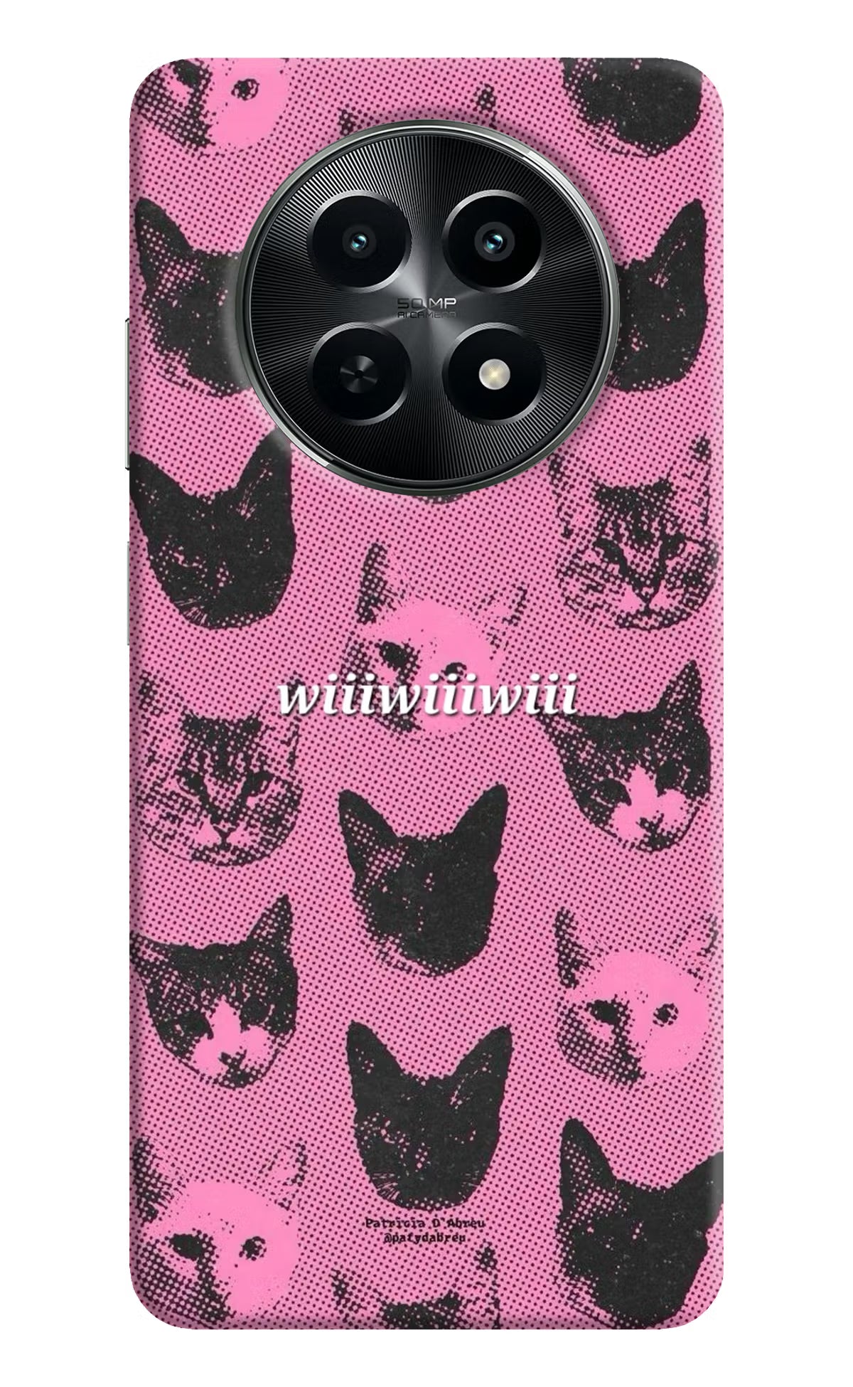 Pink Cats Realme C65 5G Back Cover - Pink Cats Realme C65 5G Back Cover Pink Cats Realme C65 5G Back Cover