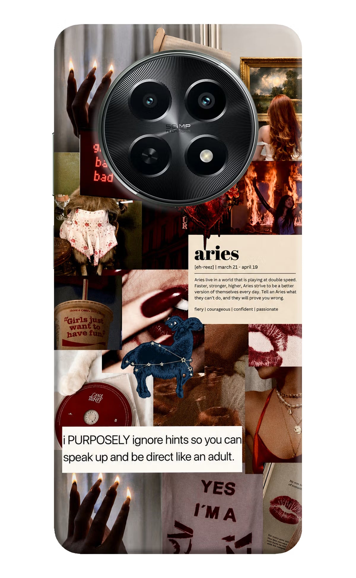 Zodiac Aries Realme C65 5G Back Cover - Zodiac Aries Realme C65 5G Back Cover Zodiac Aries Realme C65 5G Back Cover