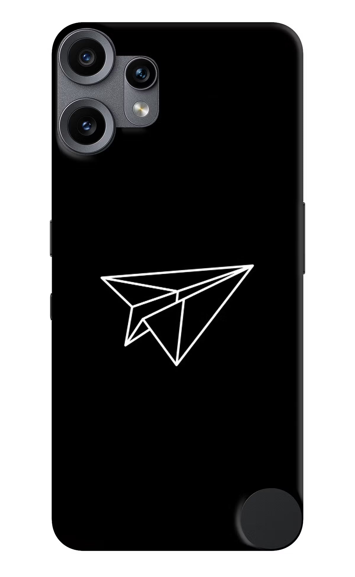Paper Plane White CMF by Nothing Phone 2 Pro Back Cover - Paper Plane White CMF by Nothing Phone 2 Pro Hard Case Back Cover by Casekaro Paper Plane White CMF by Nothing Phone 2 Pro Hard Case Back Cover by Casekaro