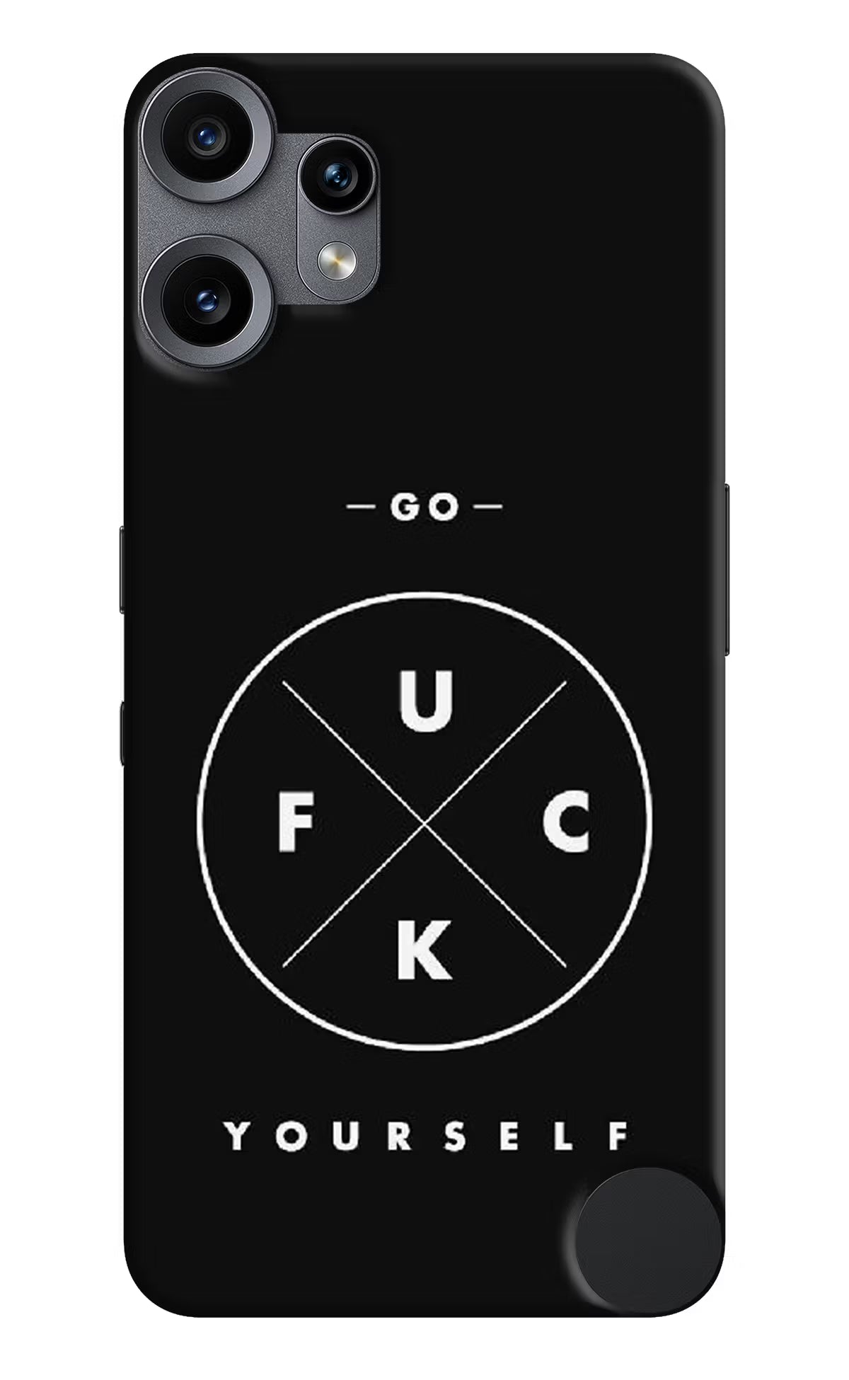 Go Fuck Yourself CMF by Nothing Phone 2 Pro Back Cover - Go Fuck Yourself CMF by Nothing Phone 2 Pro Hard Case Back Cover by Casekaro Go Fuck Yourself CMF by Nothing Phone 2 Pro Hard Case Back Cover by Casekaro