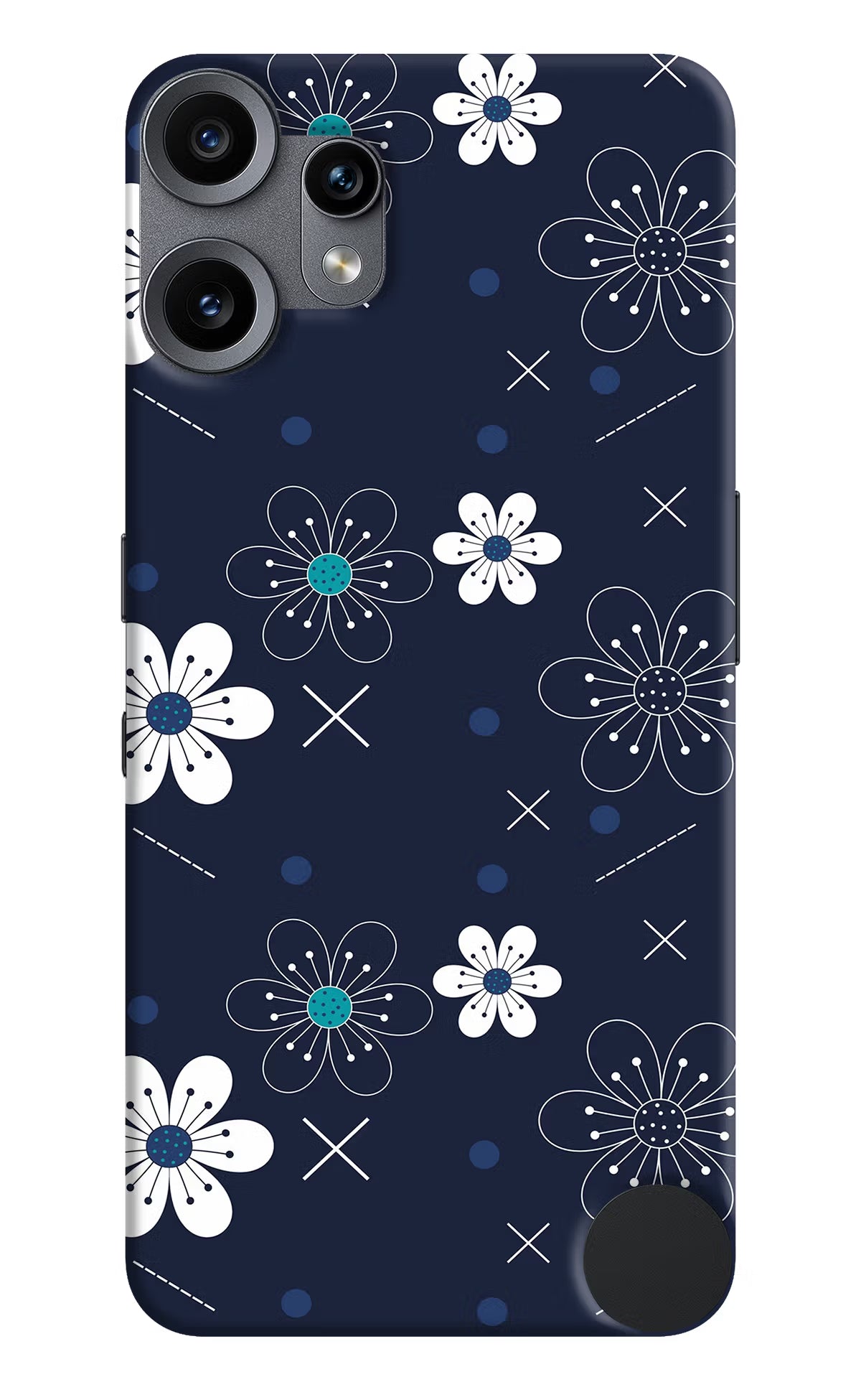 Flowers CMF by Nothing Phone 2 Pro Back Cover - Flowers CMF by Nothing Phone 2 Pro Hard Case Back Cover by Casekaro Flowers CMF by Nothing Phone 2 Pro Hard Case Back Cover by Casekaro