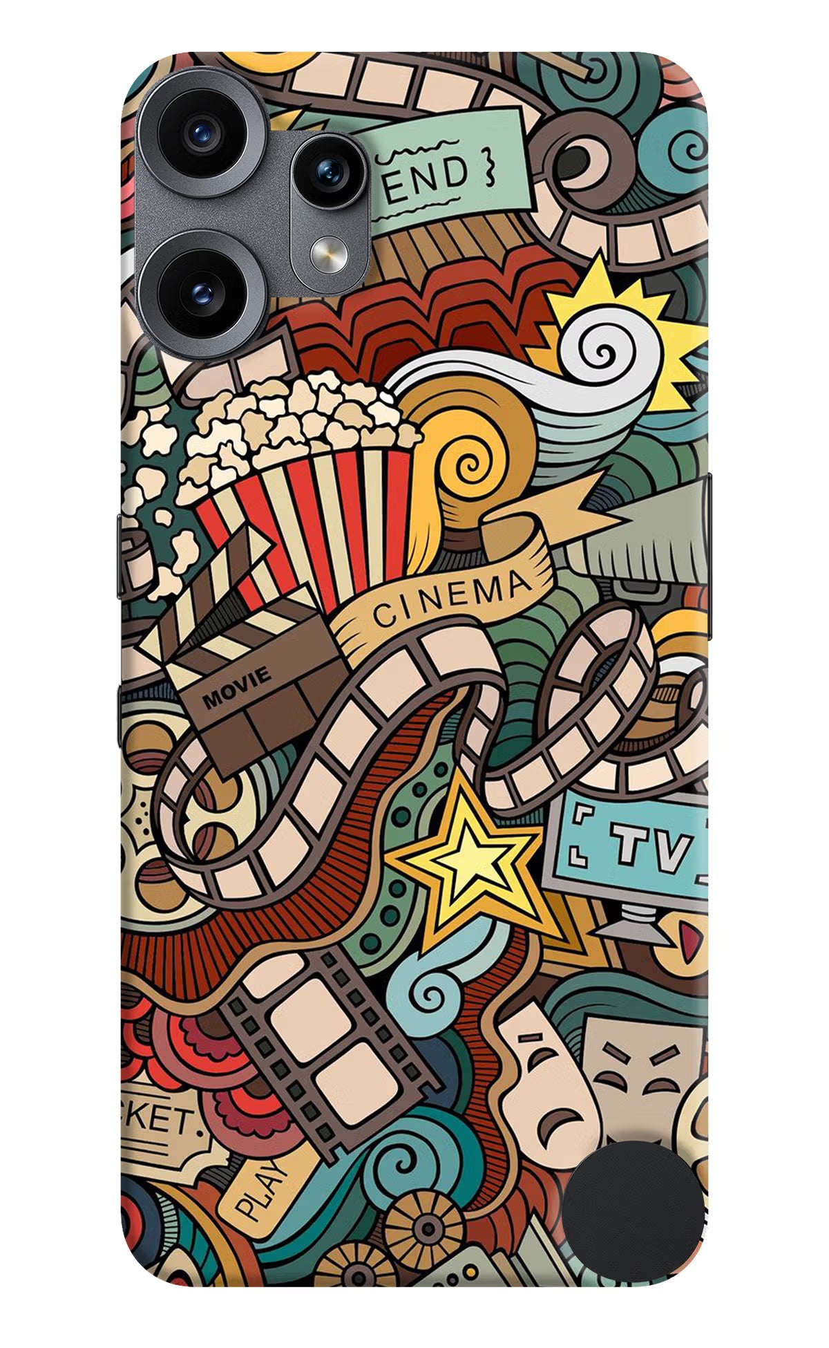 Cinema Abstract CMF by Nothing Phone 2 Pro Back Cover