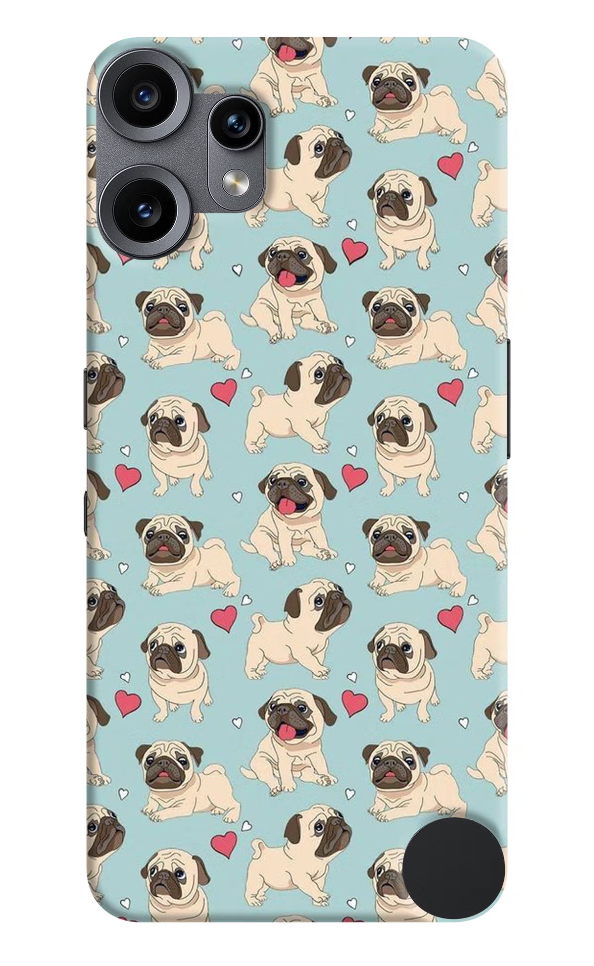 Pug Dog CMF by Nothing Phone 2 Pro Back Cover - Pug Dog CMF by Nothing Phone 2 Pro Hard Case Back Cover by Casekaro Pug Dog CMF by Nothing Phone 2 Pro Hard Case Back Cover by Casekaro