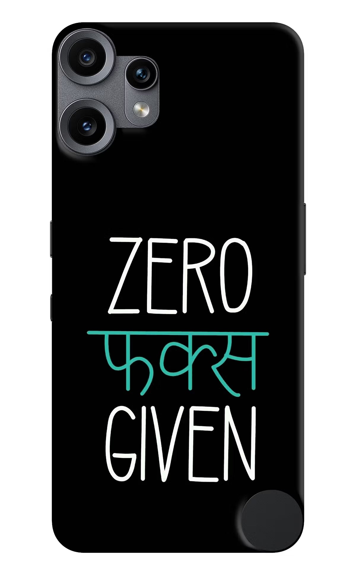Zero Fucks Given CMF by Nothing Phone 2 Pro Back Cover - Zero Fucks Given CMF by Nothing Phone 2 Pro Hard Case Back Cover by Casekaro Zero Fucks Given CMF by Nothing Phone 2 Pro Hard Case Back Cover by Casekaro