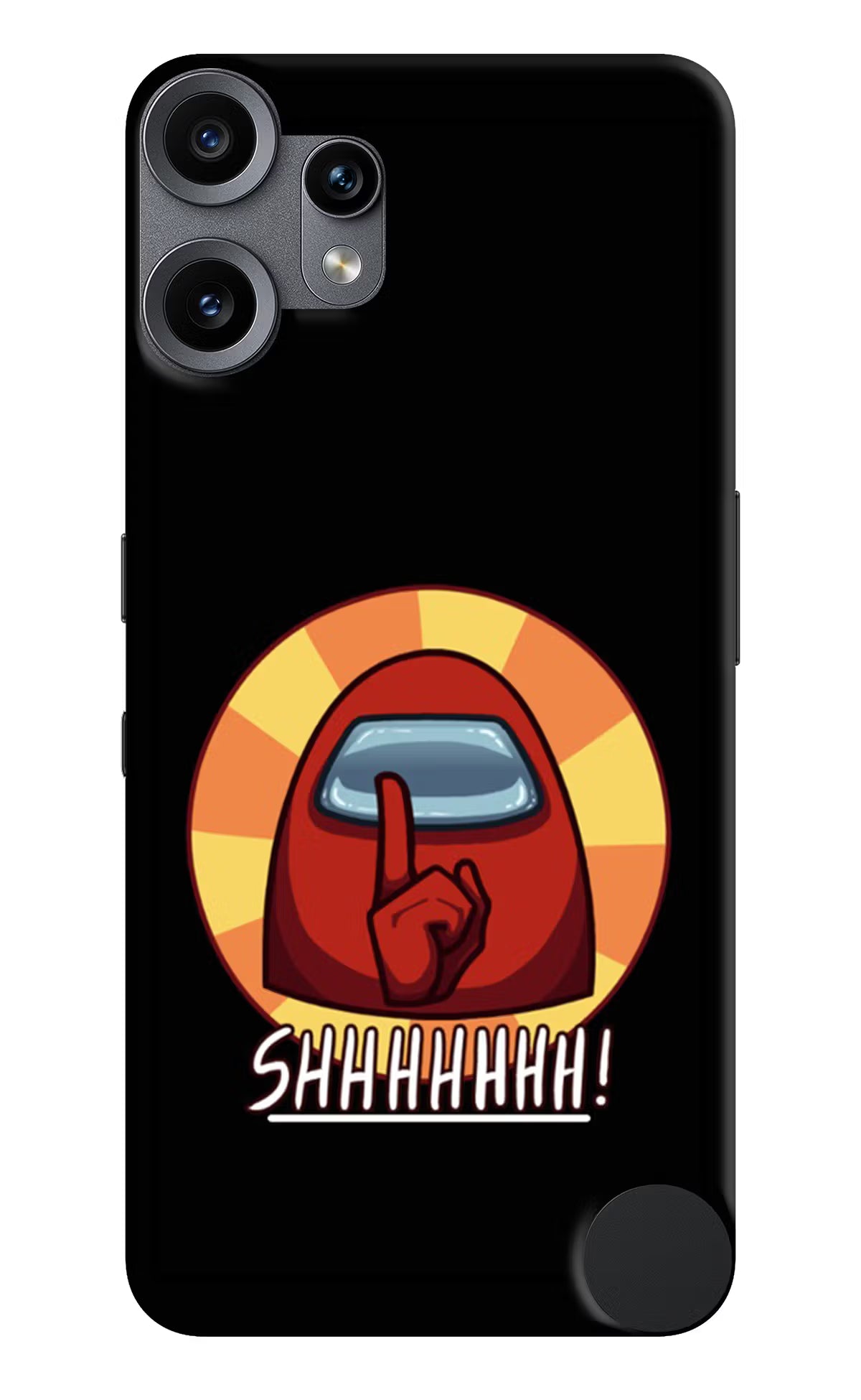 Among Us Shhh! CMF by Nothing Phone 2 Pro Back Cover - Among Us Shhh! CMF by Nothing Phone 2 Pro Hard Case Back Cover by Casekaro Among Us Shhh! CMF by Nothing Phone 2 Pro Hard Case Back Cover by Casekaro