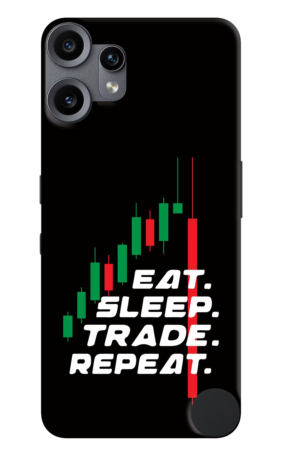 Eat Sleep Trade Repeat CMF by Nothing Phone 2 Pro Back Cover - Eat Sleep Trade Repeat CMF by Nothing Phone 2 Pro Hard Case Back Cover by Casekaro Eat Sleep Trade Repeat CMF by Nothing Phone 2 Pro Hard Case Back Cover by Casekaro