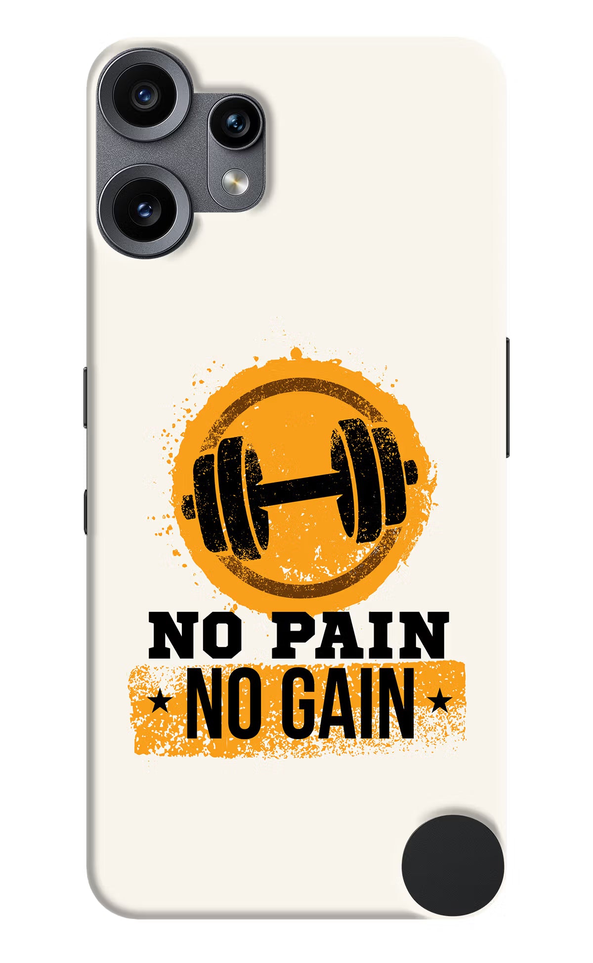 No Pain No Gain CMF by Nothing Phone 2 Pro Back Cover - No Pain No Gain CMF by Nothing Phone 2 Pro Hard Case Back Cover by Casekaro No Pain No Gain CMF by Nothing Phone 2 Pro Hard Case Back Cover by Casekaro