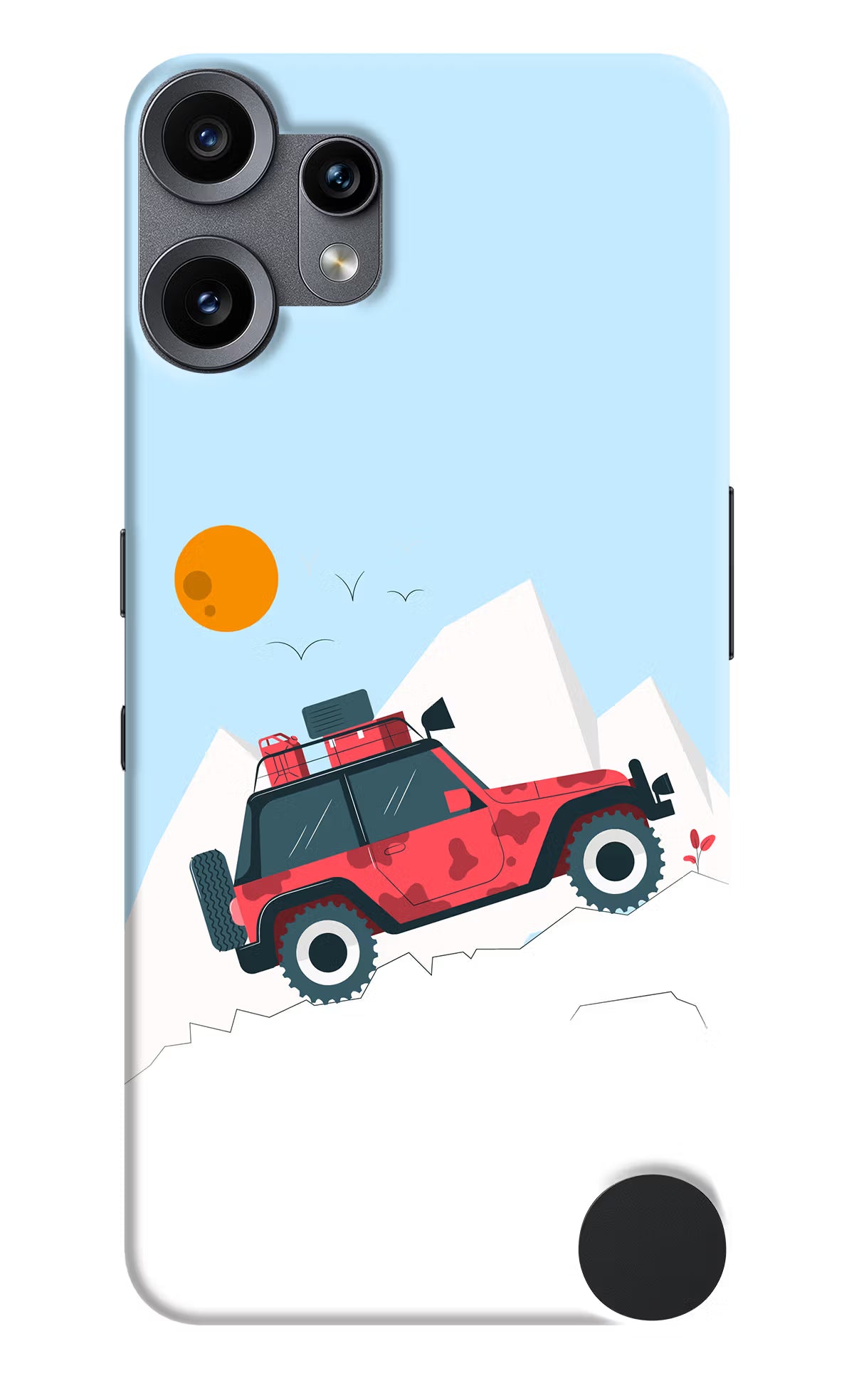 Mountain Trail Beast CMF by Nothing Phone 2 Pro Back Cover - Mountain Trail Beast CMF by Nothing Phone 2 Pro Back Cover Mountain Trail Beast CMF by Nothing Phone 2 Pro Back Cover