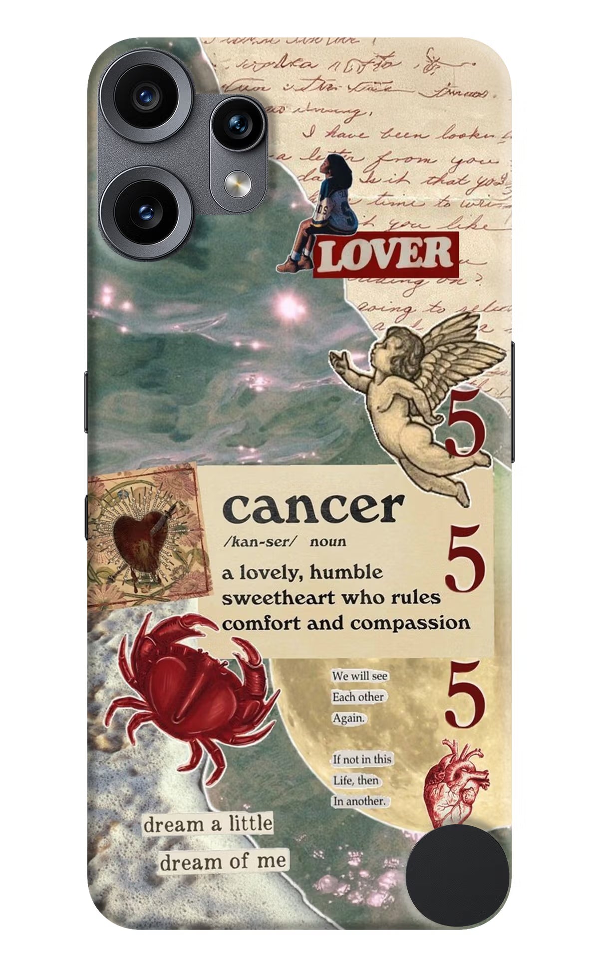 Cancer Zodiac CMF by Nothing Phone 2 Pro Back Cover - Cancer Zodiac CMF by Nothing Phone 2 Pro Hard Case Back Cover by Casekaro Cancer Zodiac CMF by Nothing Phone 2 Pro Hard Case Back Cover by Casekaro