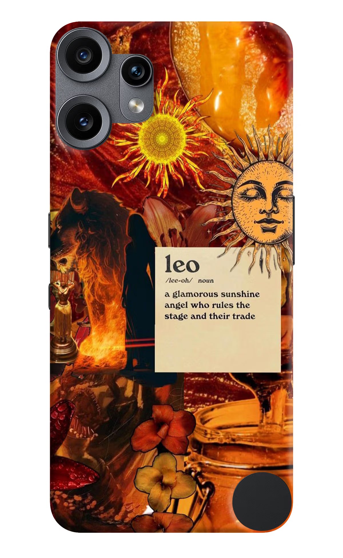 Leo Zodiac CMF by Nothing Phone 2 Pro Back Cover - Leo Zodiac CMF by Nothing Phone 2 Pro Hard Case Back Cover by Casekaro Leo Zodiac CMF by Nothing Phone 2 Pro Hard Case Back Cover by Casekaro