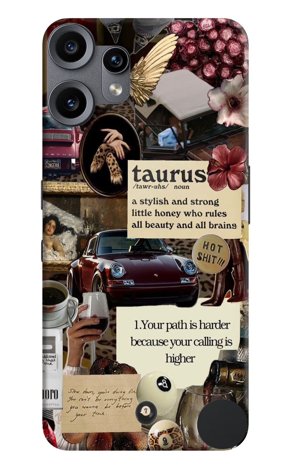 Taurus Zodiac CMF by Nothing Phone 2 Pro Back Cover - Taurus Zodiac CMF by Nothing Phone 2 Pro Hard Case Back Cover by Casekaro Taurus Zodiac CMF by Nothing Phone 2 Pro Hard Case Back Cover by Casekaro