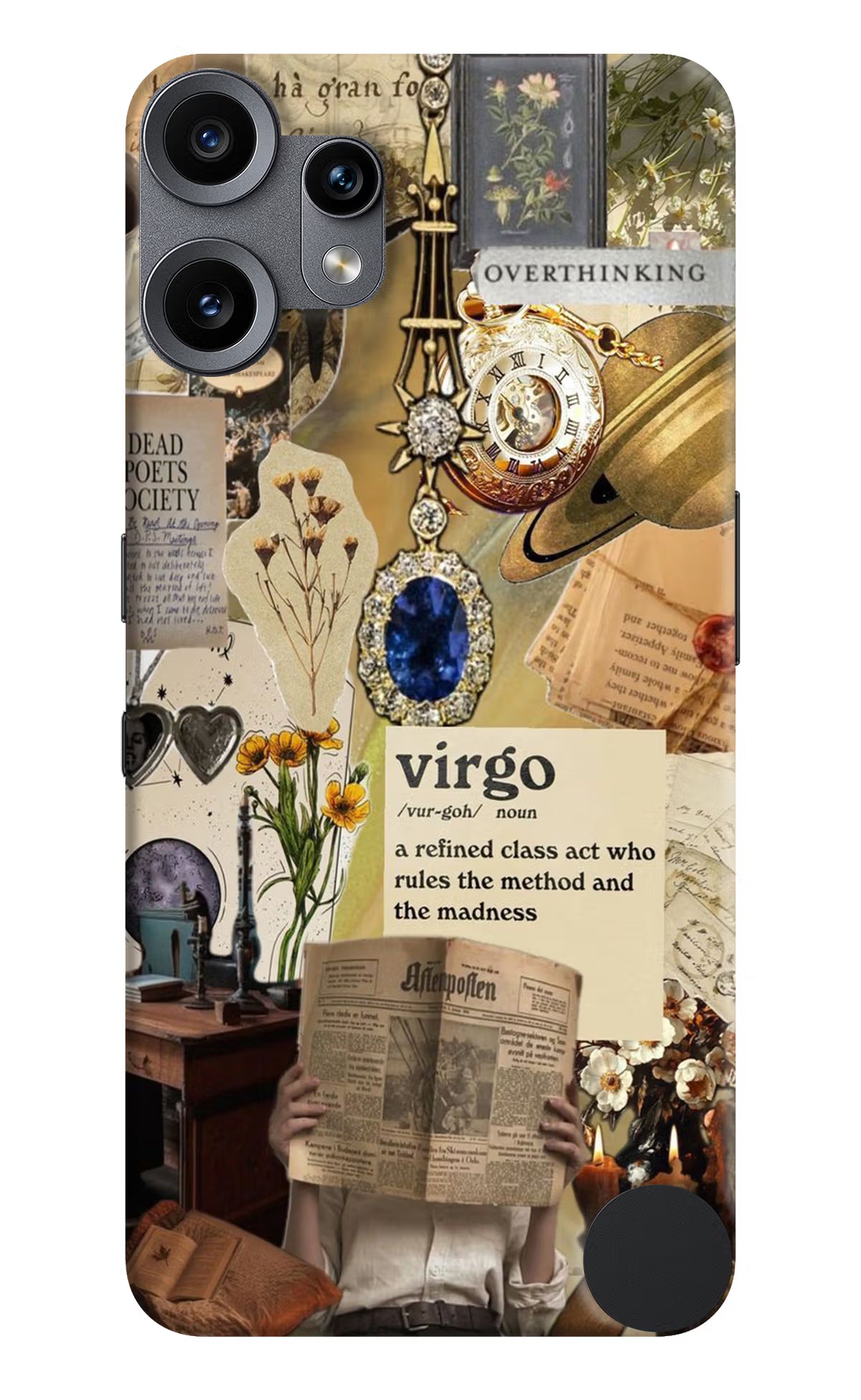 Virgo Zodiac CMF by Nothing Phone 2 Pro Back Cover - Virgo Zodiac CMF by Nothing Phone 2 Pro Hard Case Back Cover by Casekaro Virgo Zodiac CMF by Nothing Phone 2 Pro Hard Case Back Cover by Casekaro