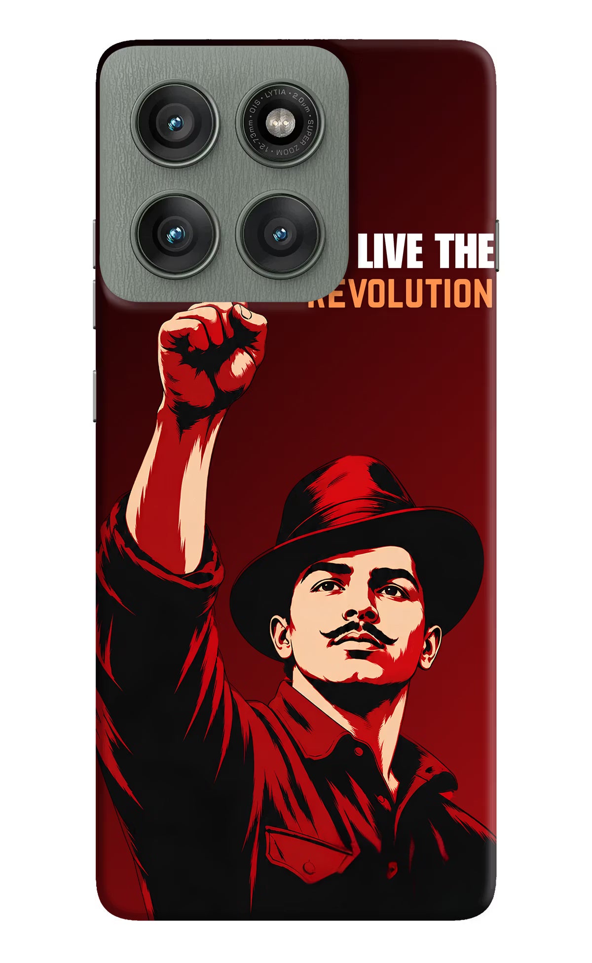 Bhagat Singh Revolution Moto Edge 60 Pro Back Cover - Bhagat Singh Revolution Moto Edge 60 Pro Back Cover Bhagat Singh Revolution Moto Edge 60 Pro Back Cover