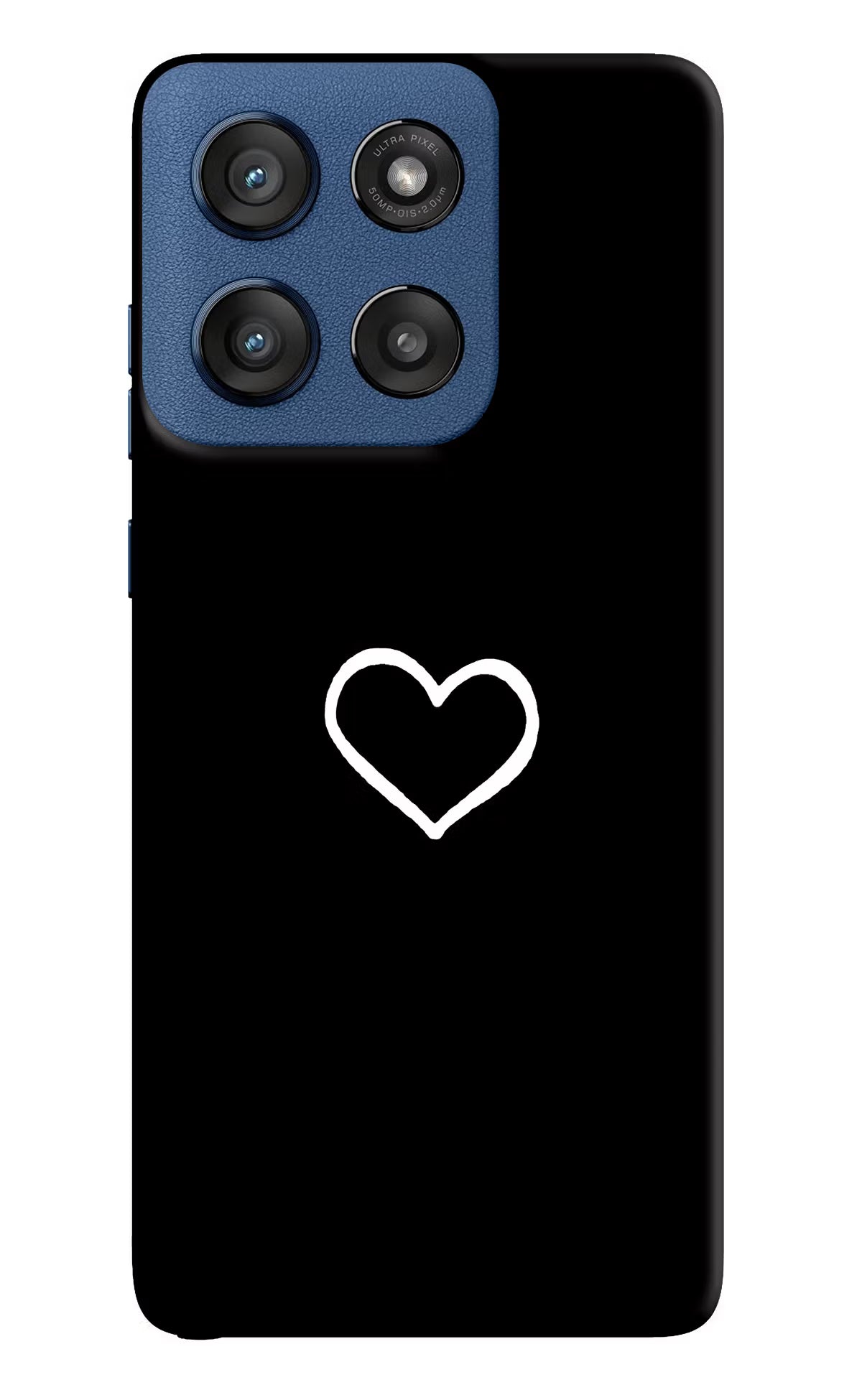 Heart Moto Edge 60 Stylus Hard Case Back Cover by Casekaro