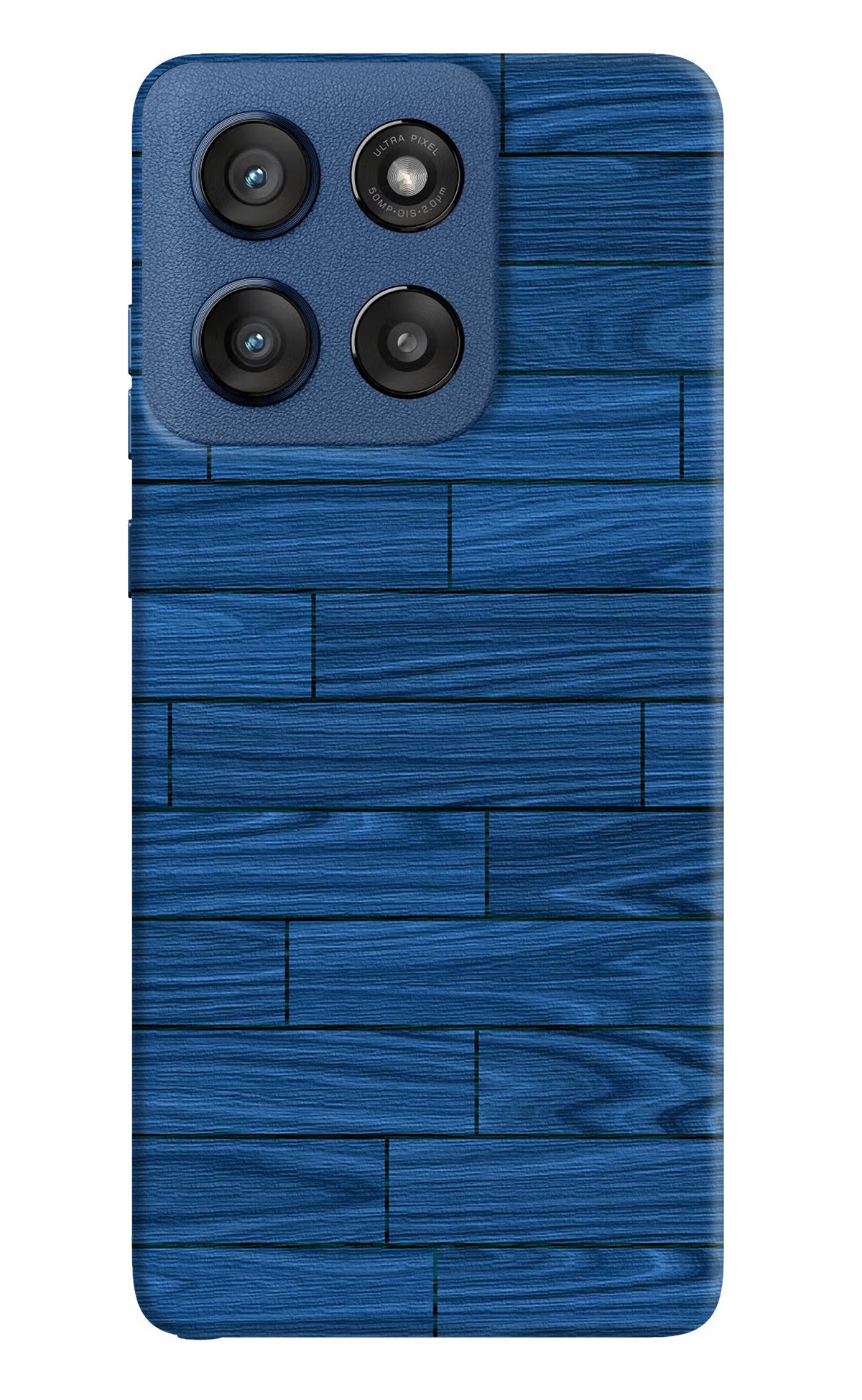 Wooden Texture Moto Edge 60 Stylus Hard Case Back Cover by Casekaro