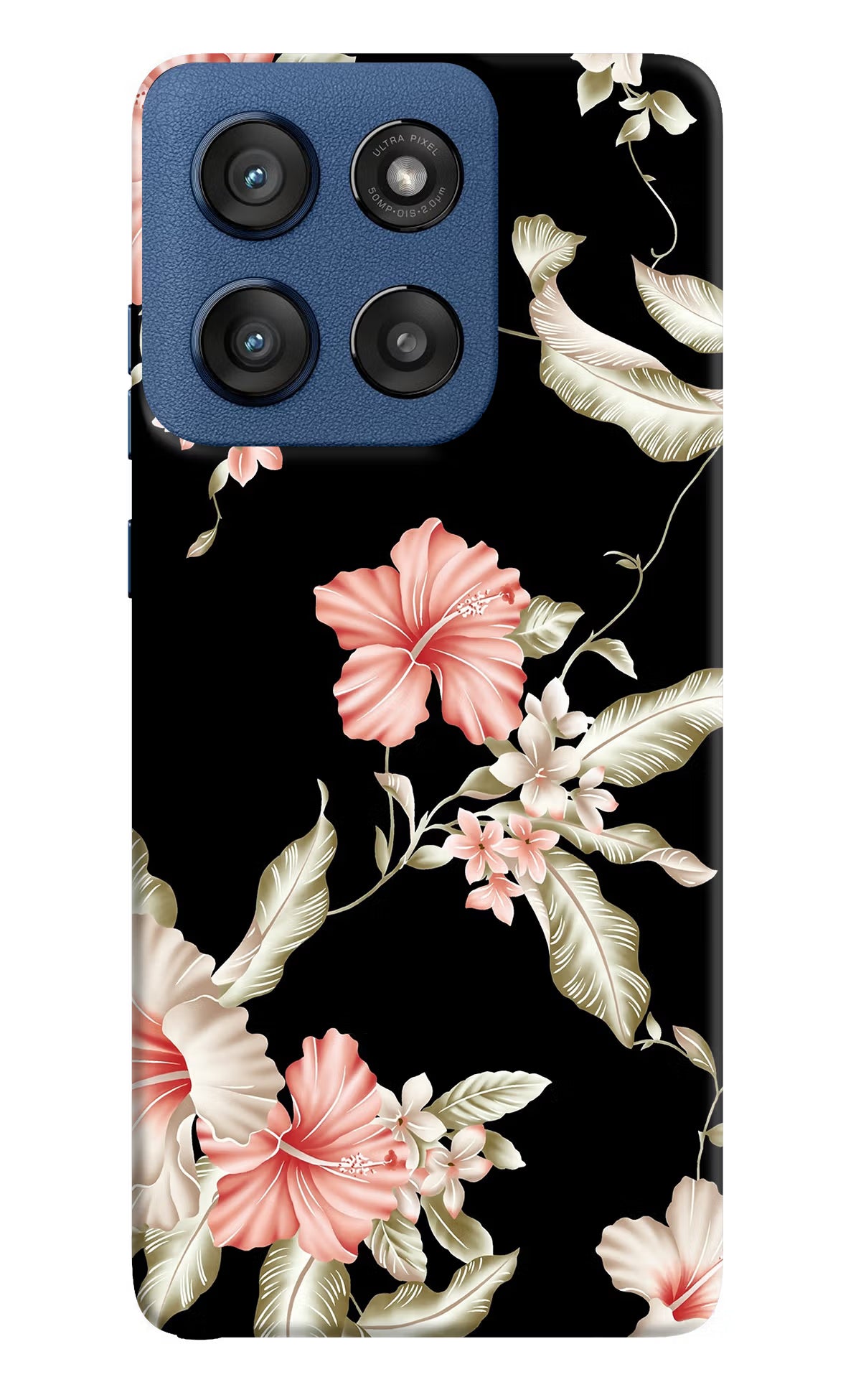 Flowers Moto Edge 60 Stylus Hard Case Back Cover by Casekaro