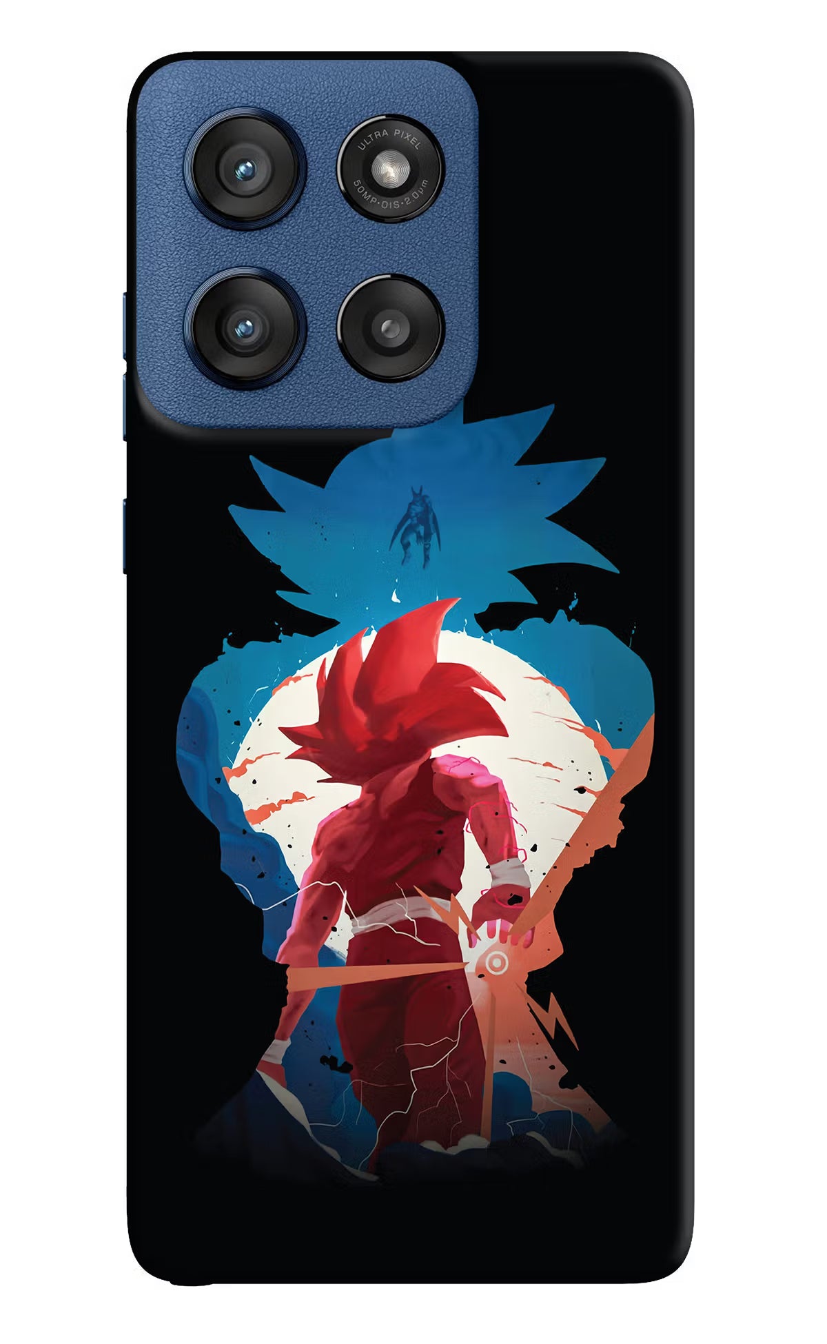 Goku Moto Edge 60 Stylus Hard Case Back Cover by Casekaro