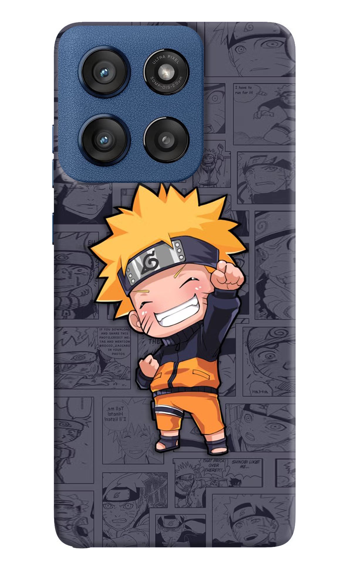 Chota Naruto Moto Edge 60 Stylus Hard Case Back Cover by Casekaro