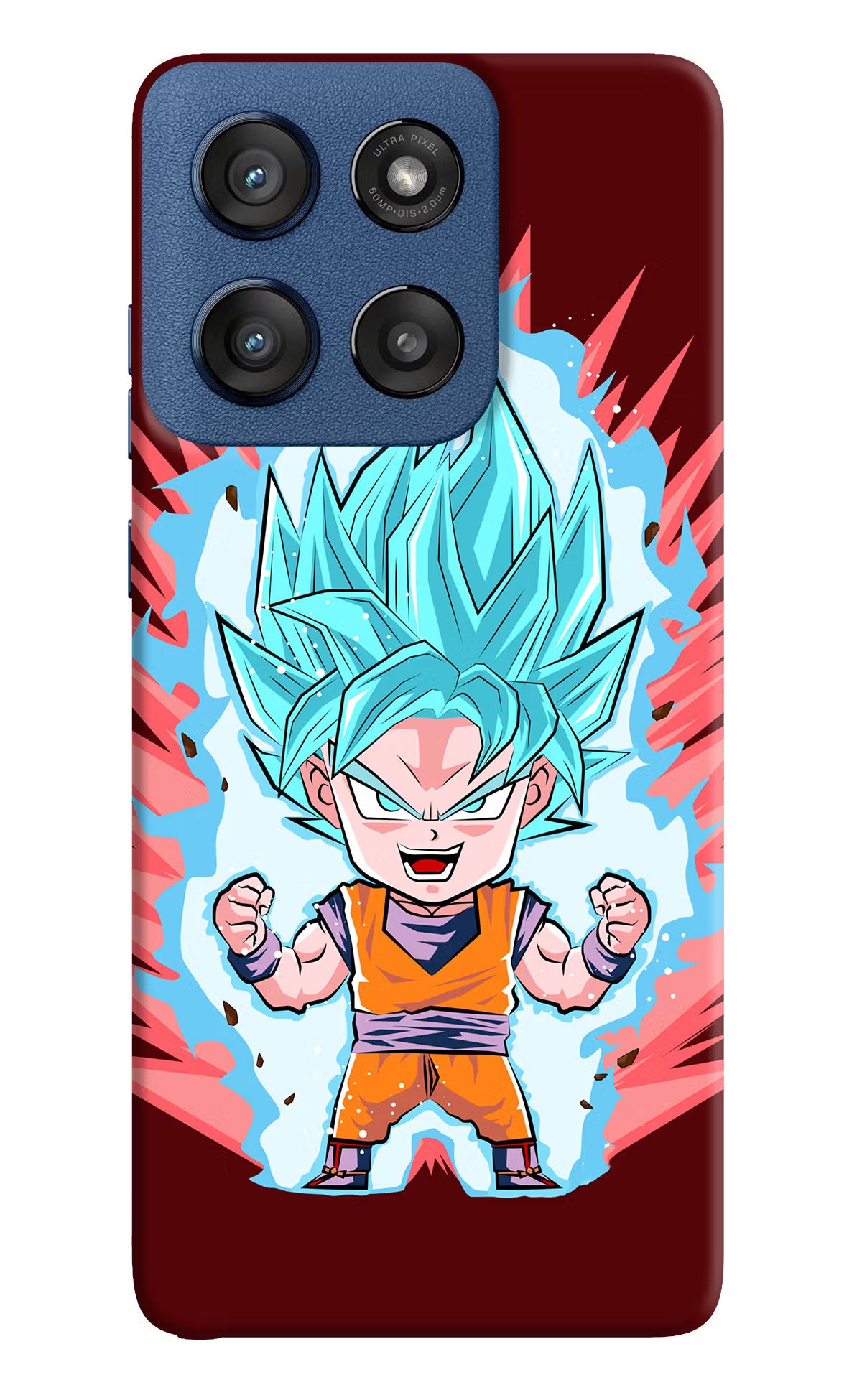 Goku Little Moto Edge 60 Stylus Hard Case Back Cover by Casekaro