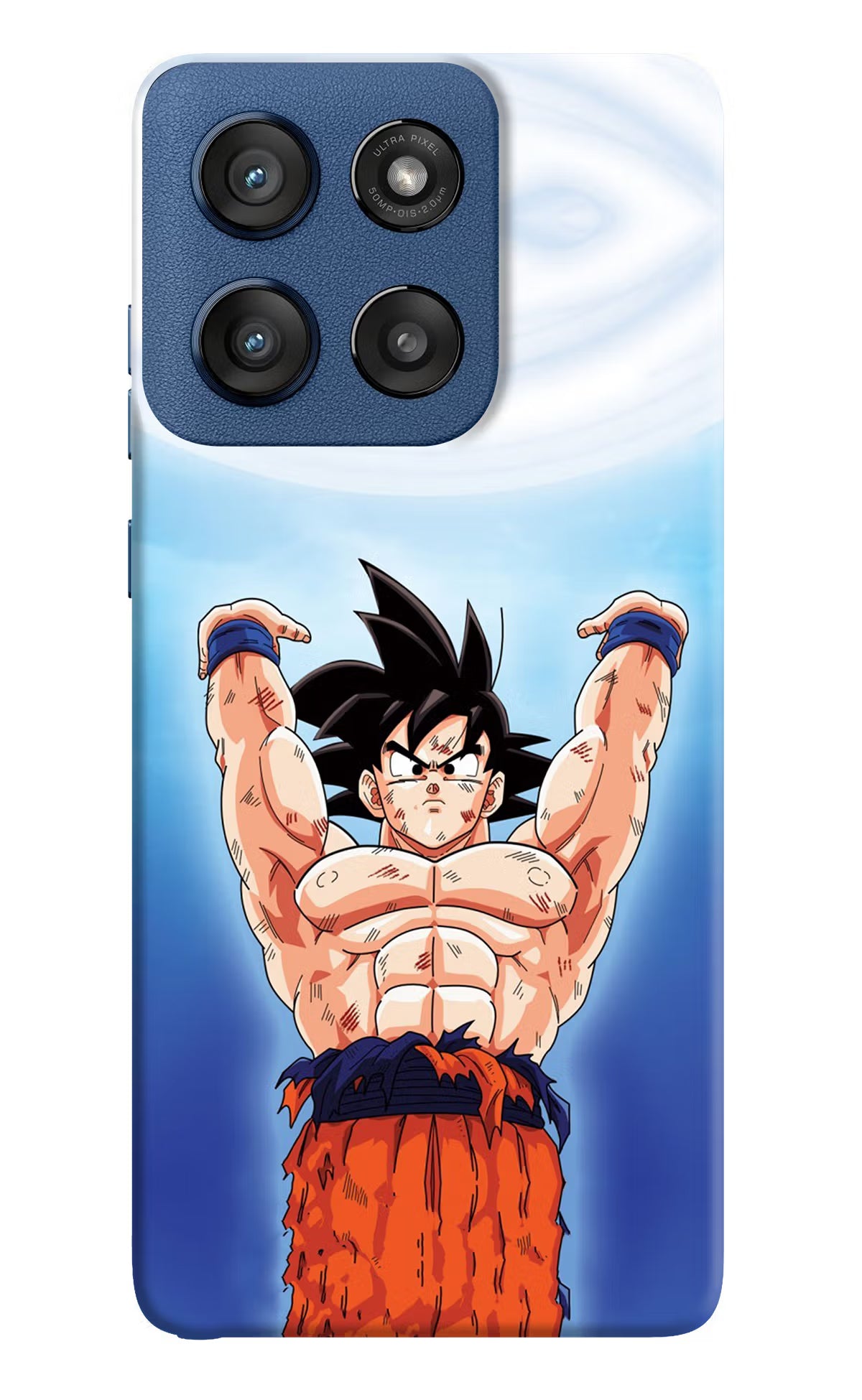 Goku Power Moto Edge 60 Stylus Hard Case Back Cover by Casekaro