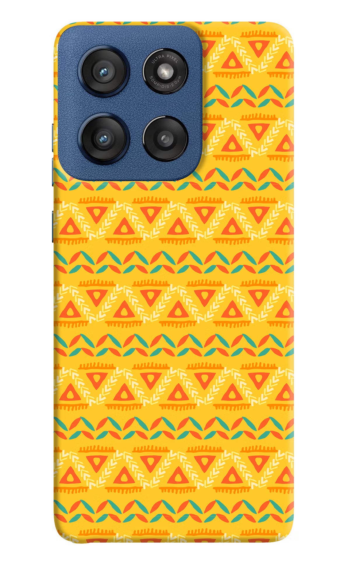 Tribal Pattern Moto Edge 60 Stylus Hard Case Back Cover by Casekaro