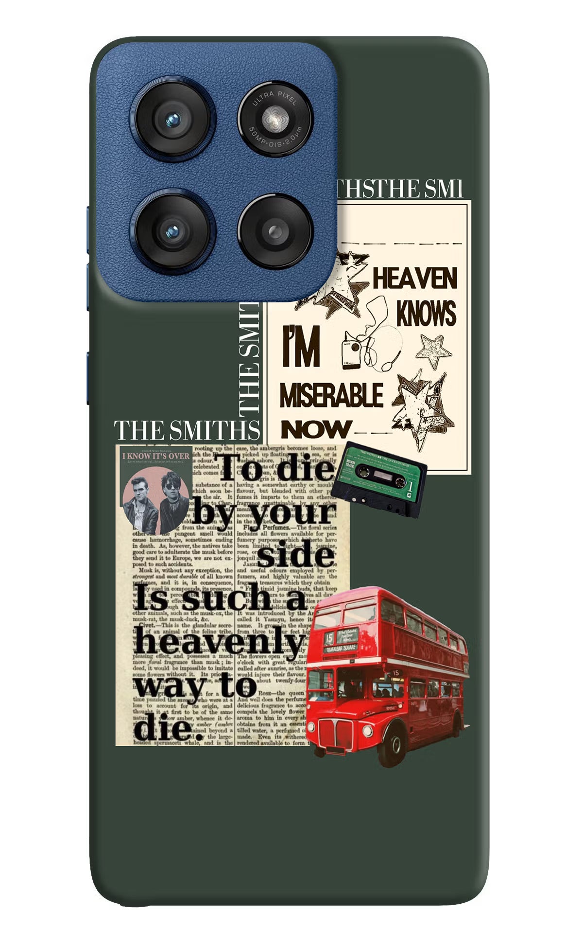 The Smiths Moto Edge 60 Stylus Hard Case Back Cover by Casekaro