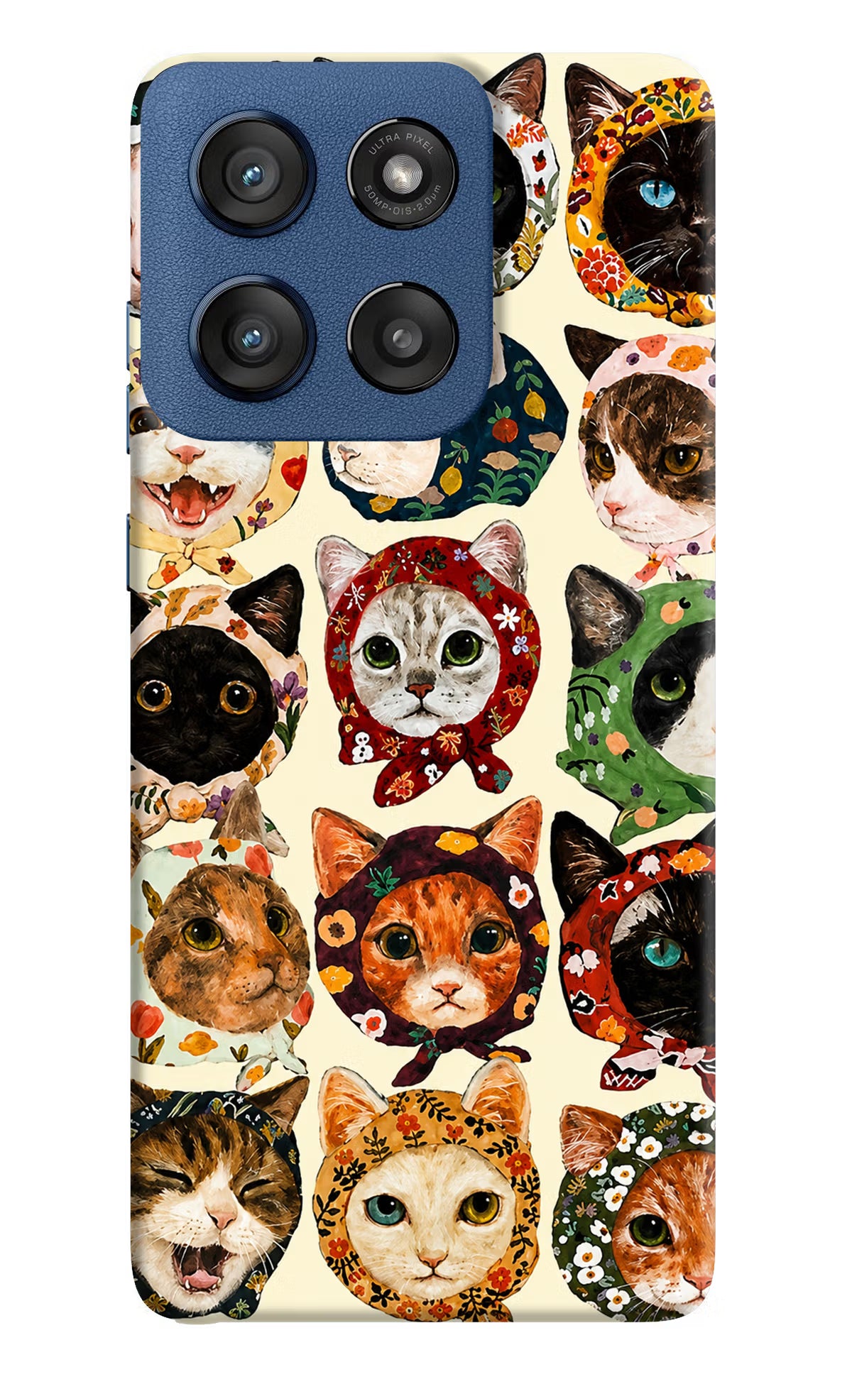 Cool Cat Moto Edge 60 Stylus Back Cover - Cool Cat Moto Edge 60 Stylus Back Cover Cool Cat Moto Edge 60 Stylus Back Cover
