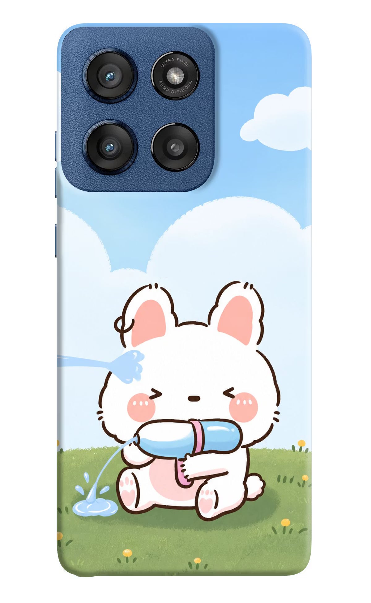 Bunny Treat Moto Edge 60 Stylus Back Cover - Bunny Treat Moto Edge 60 Stylus Back Cover Bunny Treat Moto Edge 60 Stylus Back Cover