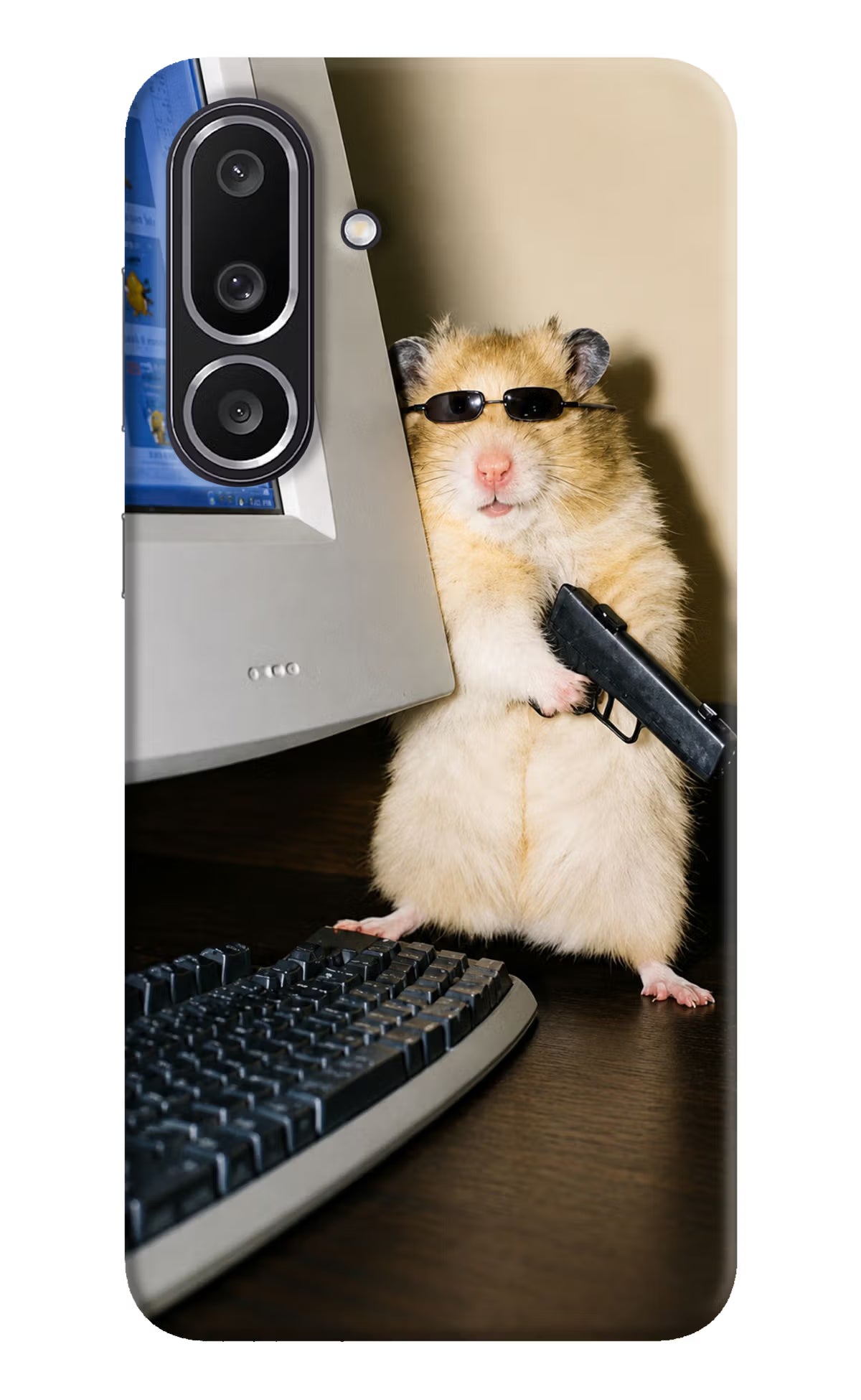 Hacker Hamster Samsung M56 5G Back Cover - Hacker Hamster Samsung M56 5G Back Cover Hacker Hamster Samsung M56 5G Back Cover