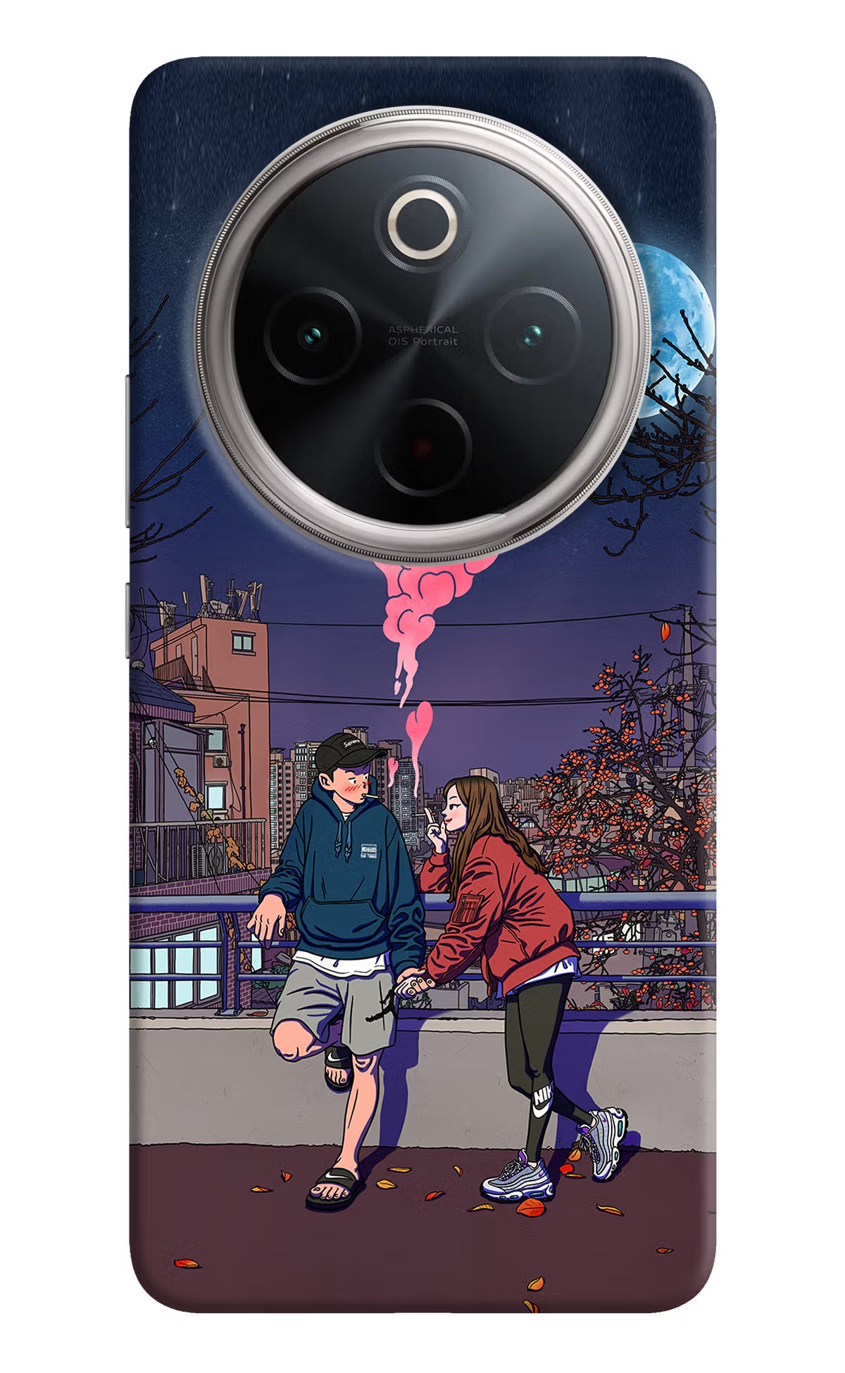 Chilling Couple Vivo T4 5G Back Cover - Chilling Couple Vivo T4 5G Hard Case Back Cover by Casekaro Chilling Couple Vivo T4 5G Hard Case Back Cover by Casekaro