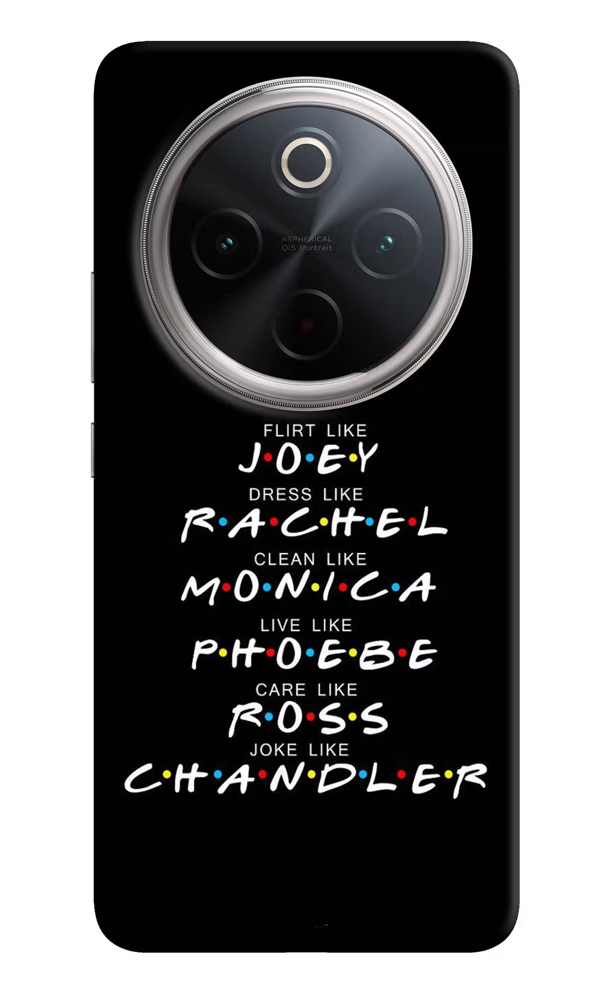 FRIENDS Character Vivo T4 5G Back Cover - FRIENDS Character Vivo T4 5G Hard Case Back Cover by Casekaro FRIENDS Character Vivo T4 5G Hard Case Back Cover by Casekaro