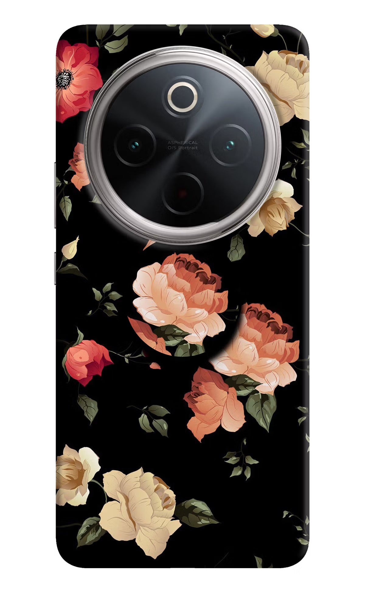 Flowers Vivo T4 5G Pop Case - Flowers Vivo T4 5G Pop Case by Casekaro Flowers Vivo T4 5G Pop Case by Casekaro