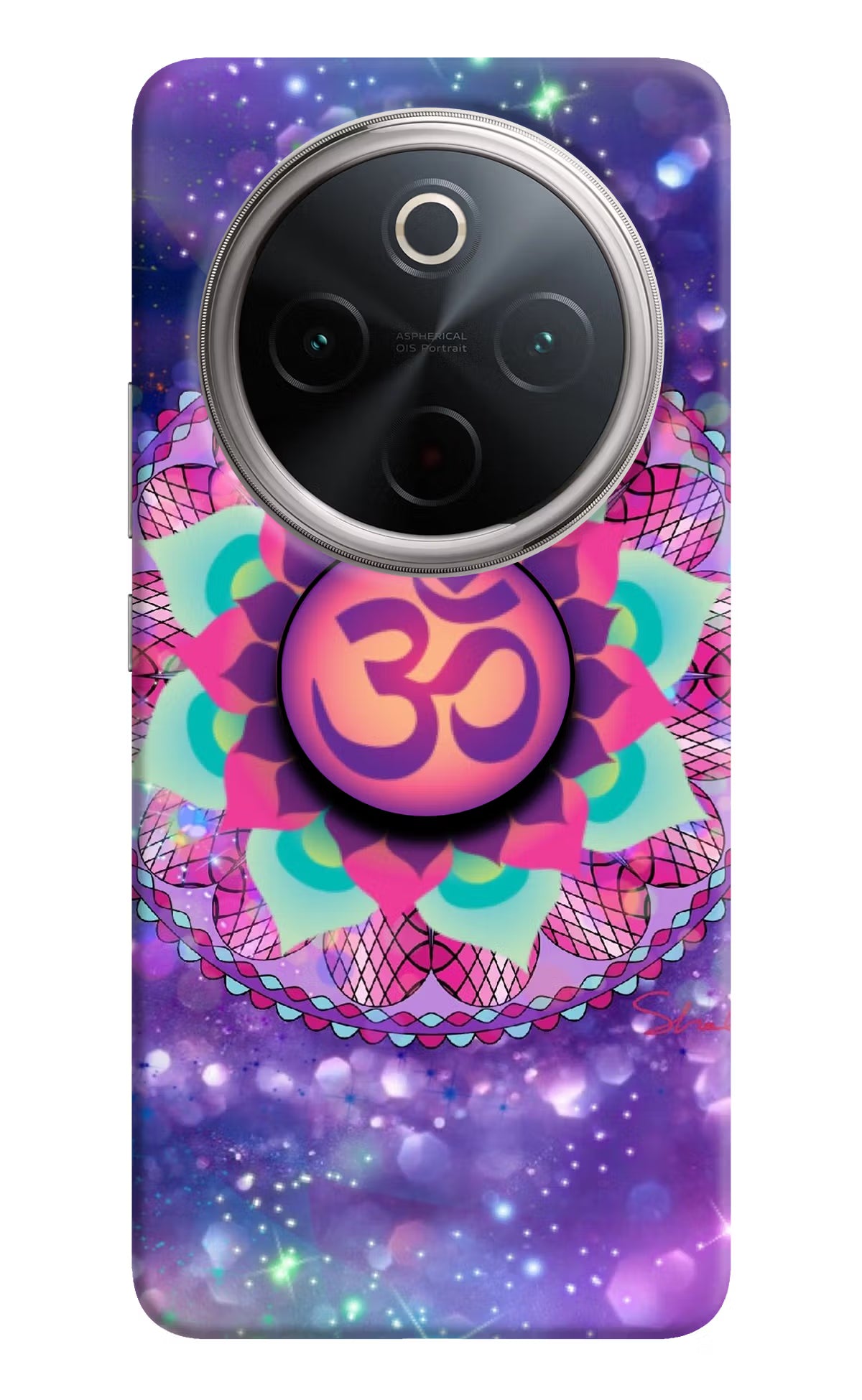 Om Purple Vivo T4 5G Pop Case - Om Purple Vivo T4 5G Pop Case by Casekaro Om Purple Vivo T4 5G Pop Case by Casekaro