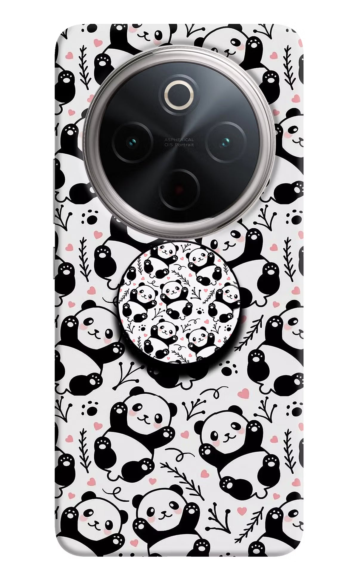 Cute Panda Vivo T4 5G Pop Case - Cute Panda Vivo T4 5G Pop Case by Casekaro Cute Panda Vivo T4 5G Pop Case by Casekaro