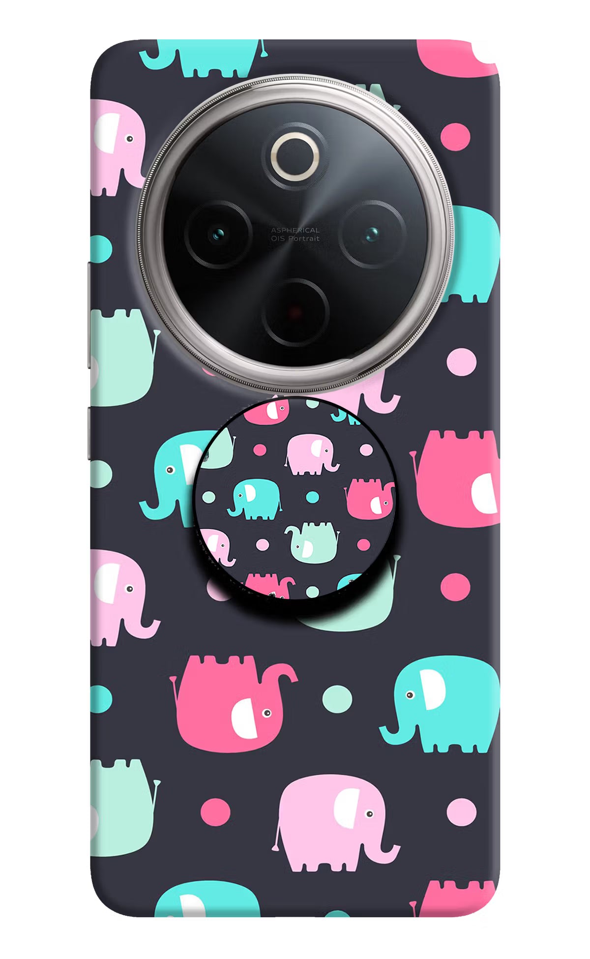 Baby Elephants Vivo T4 5G Pop Case - Baby Elephants Vivo T4 5G Pop Case by Casekaro Baby Elephants Vivo T4 5G Pop Case by Casekaro